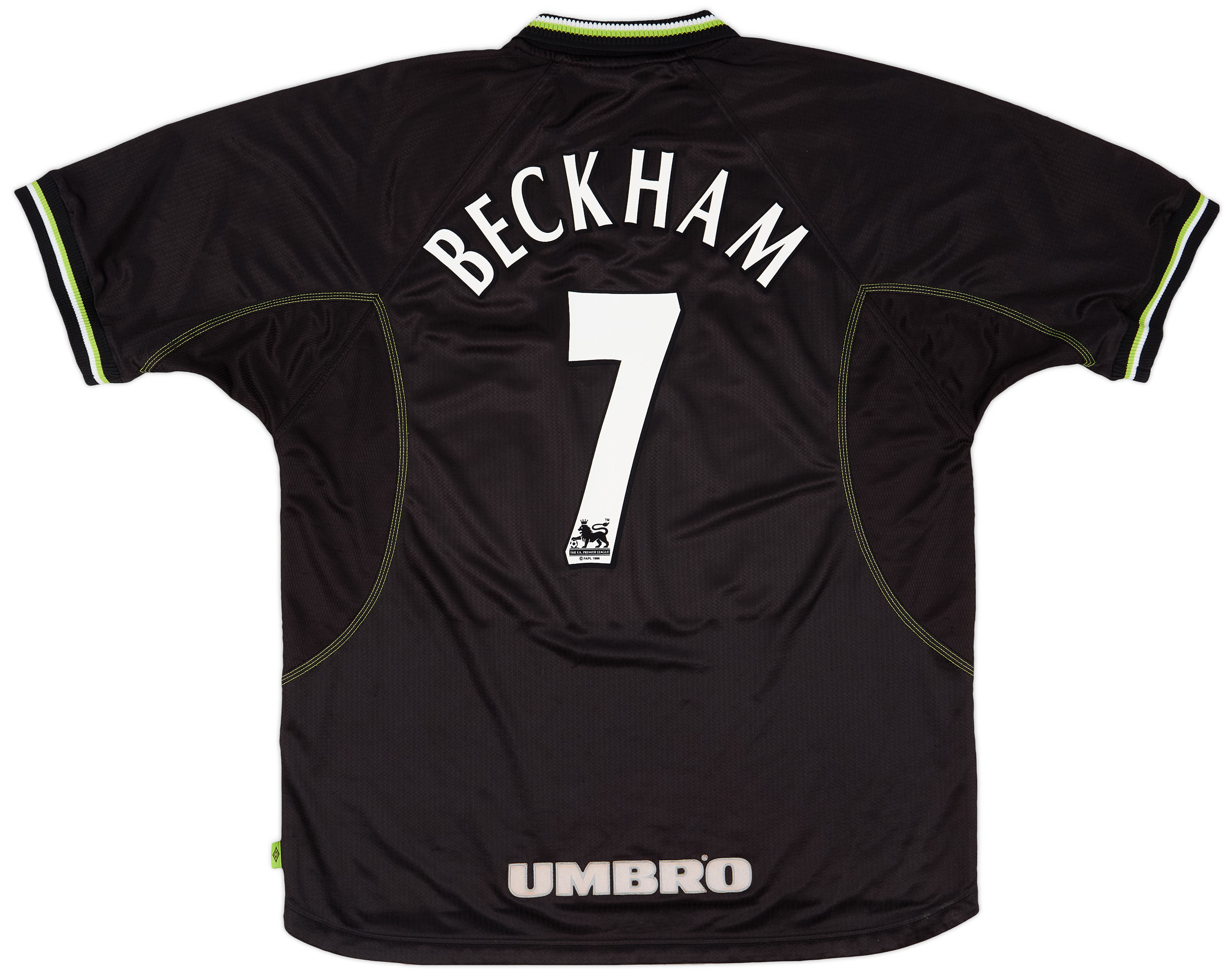 1998-99 Manchester United Third Shirt Beckham #7 - 7/10 - (XXL)