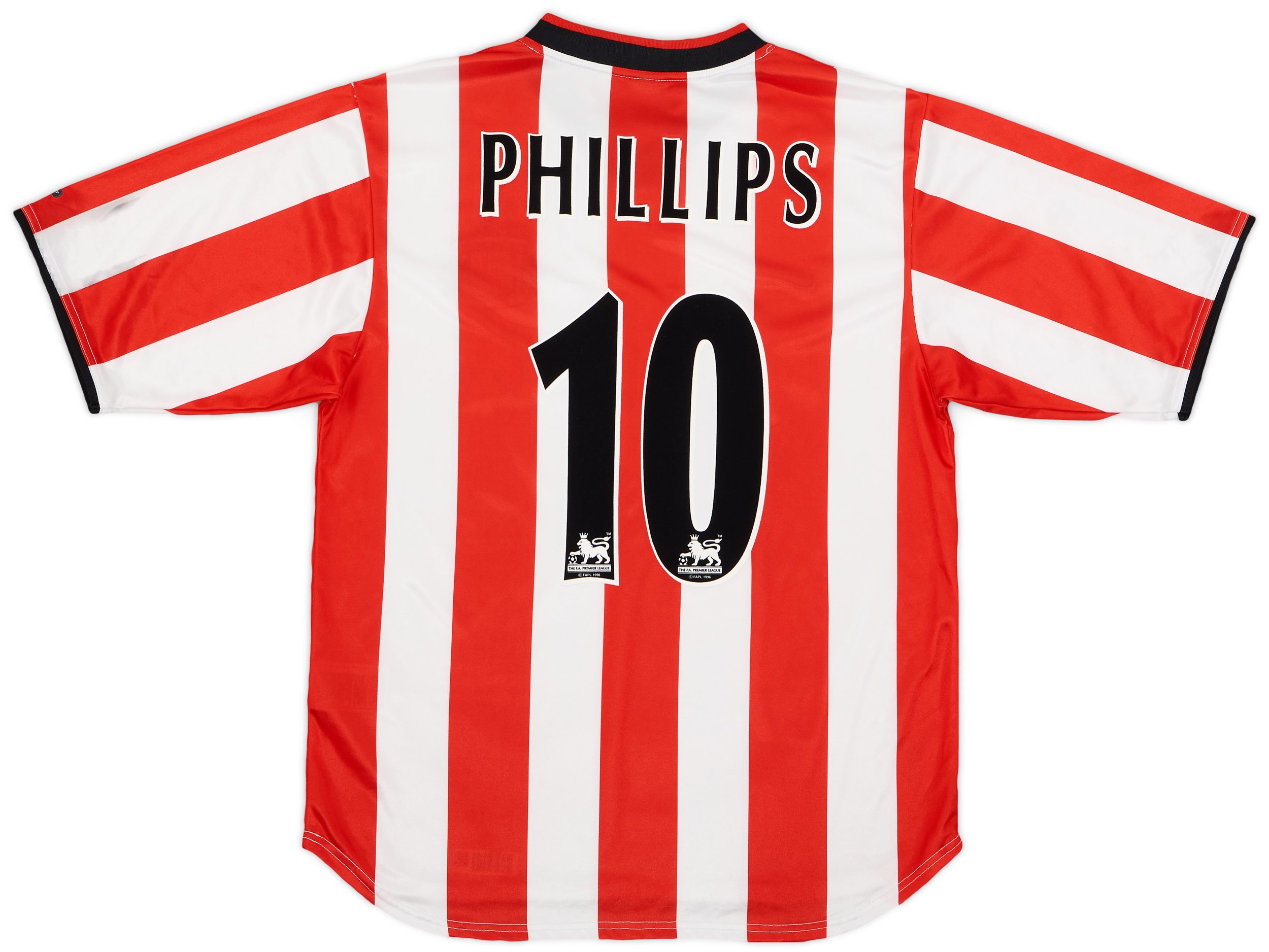 2000-02 Sunderland Home Shirt Phillips #10 - 7/10 - (M)