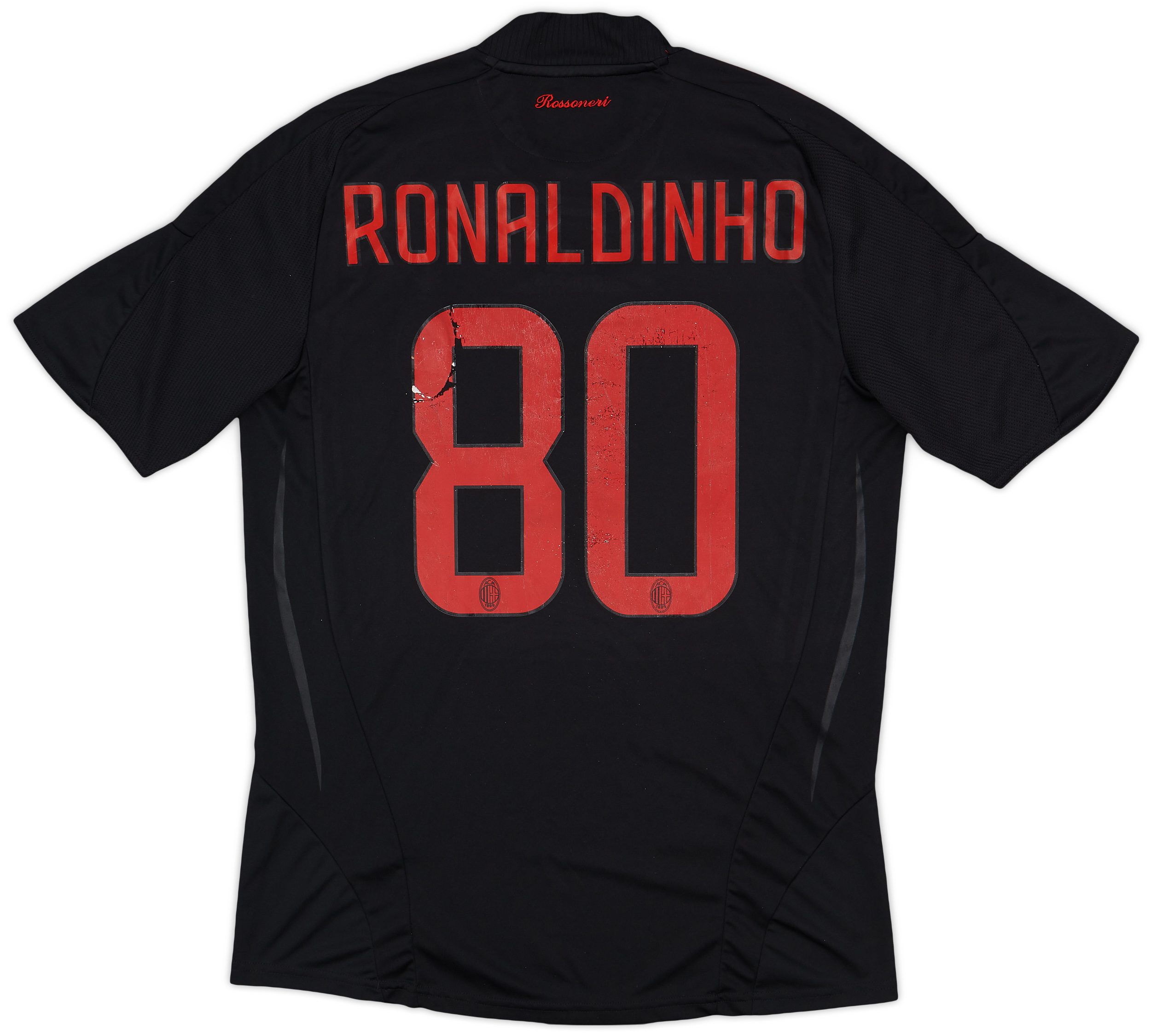 2008-09 AC Milan Third Shirt Ronaldinho #80 - 5/10 - (M)