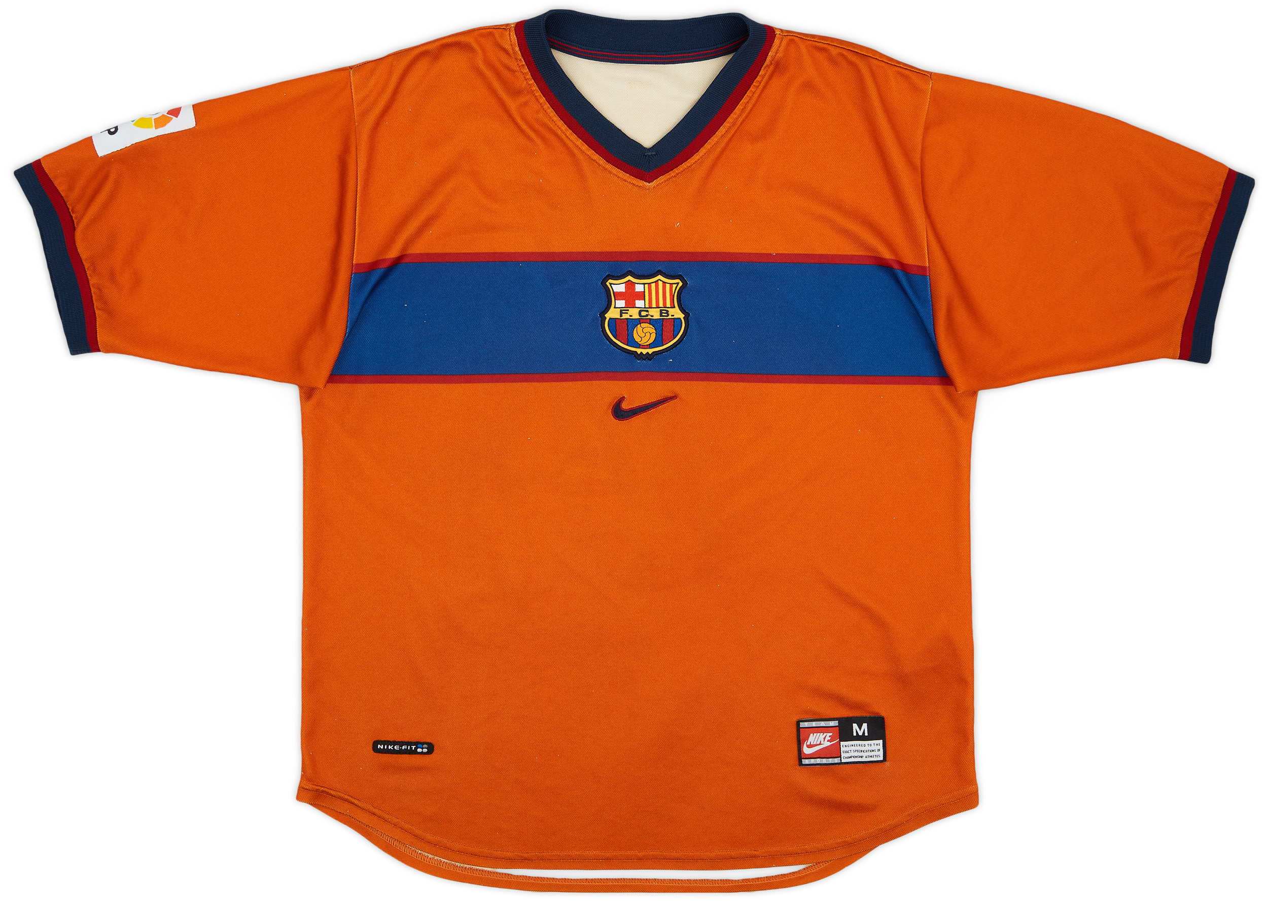 1998-00 Barcelona Third Shirt Rivaldo #11 - 8/10 - (L)