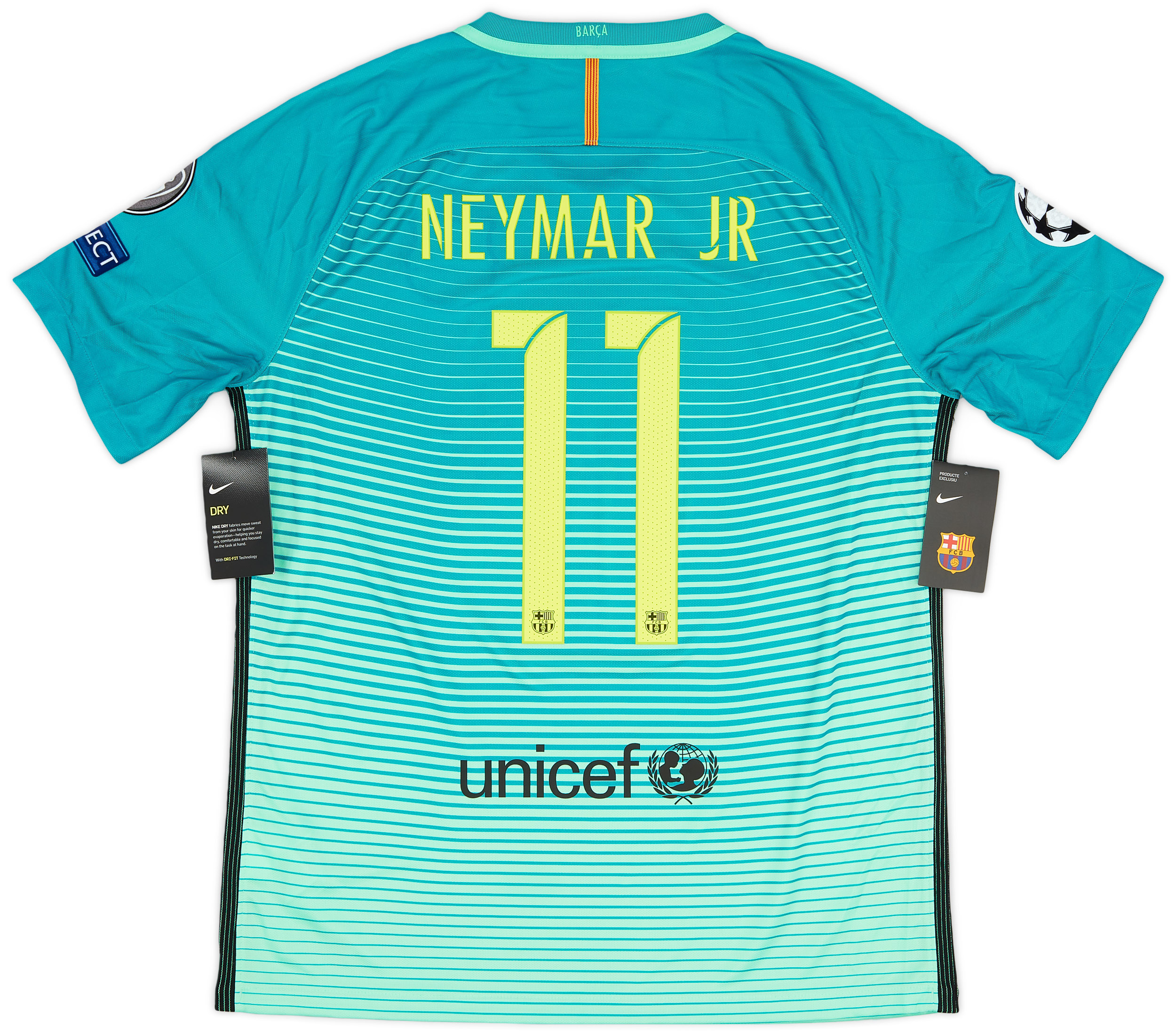 2016-17 Barcelona Third Shirt Neymar Jr #11