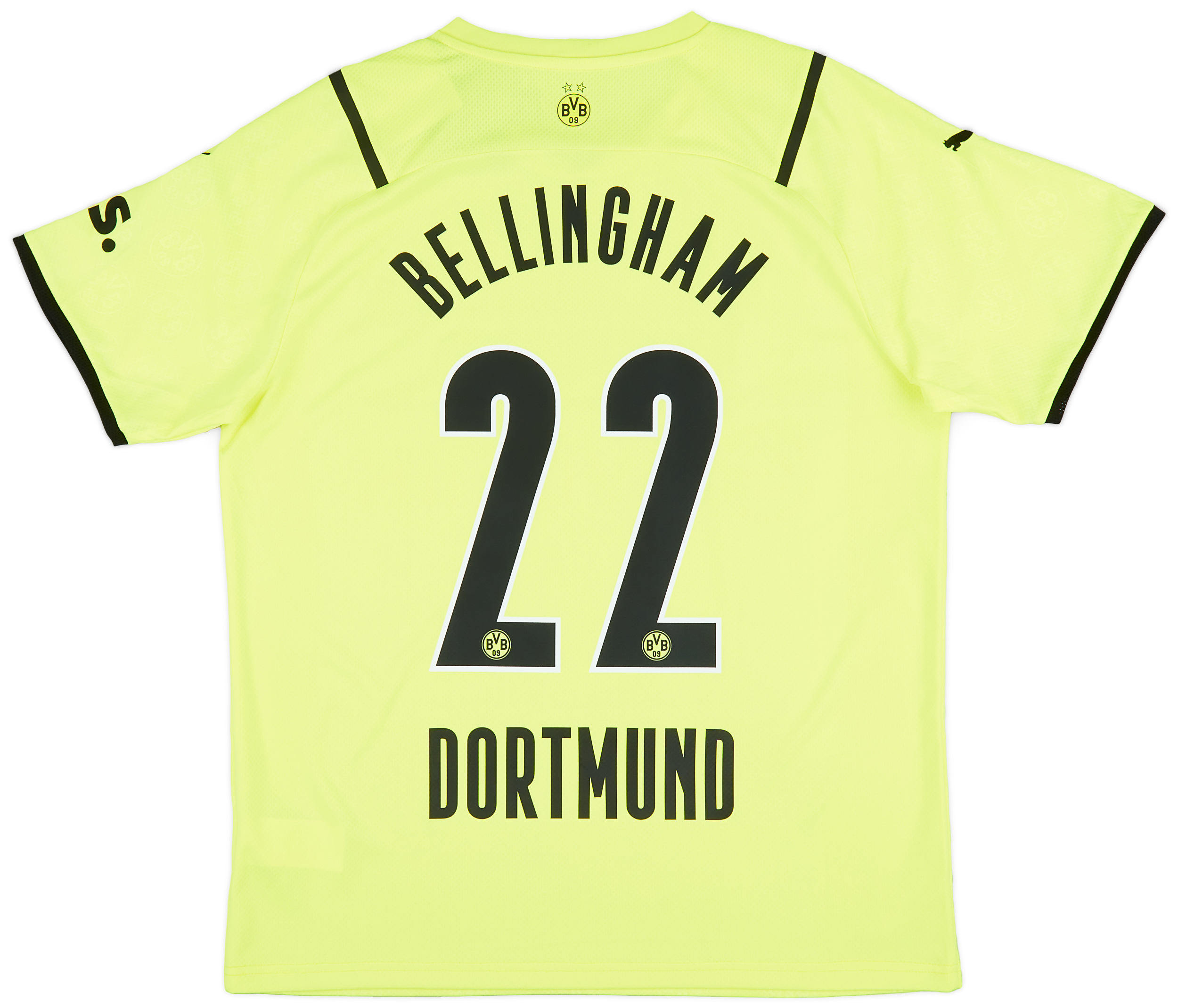 Puma Borussia Dortmund Cup 2023 Sponsor Jersey 22 Bellingham