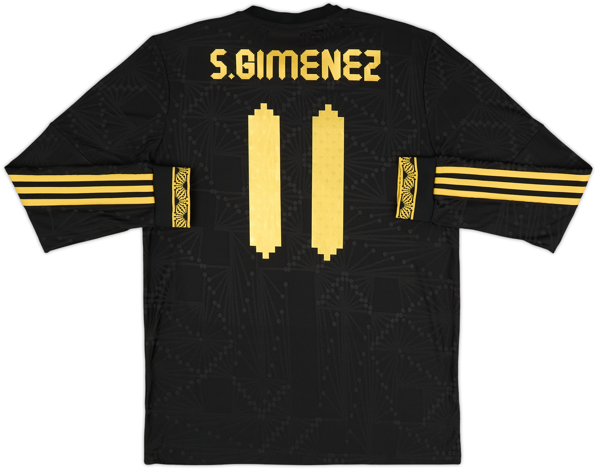 2025 Mexico Authentic Gold Cup L/S Shirt S.Gimenez #11