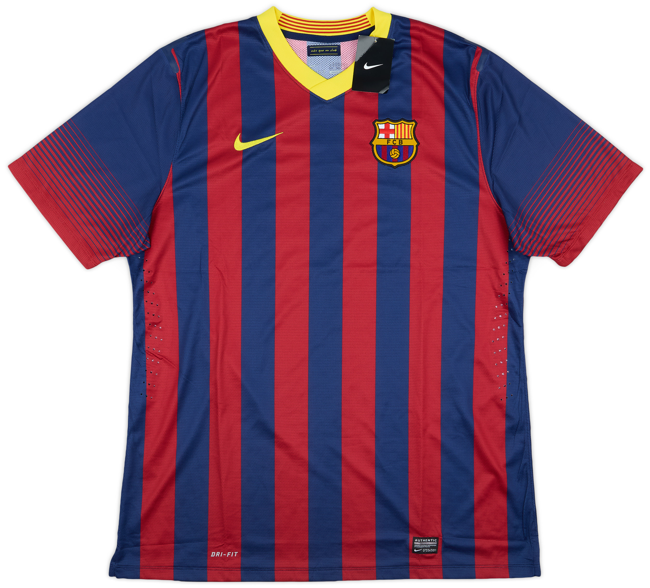 2013-14 Barcelona Player Issue Home Shirt Messi #10 (XXL)
