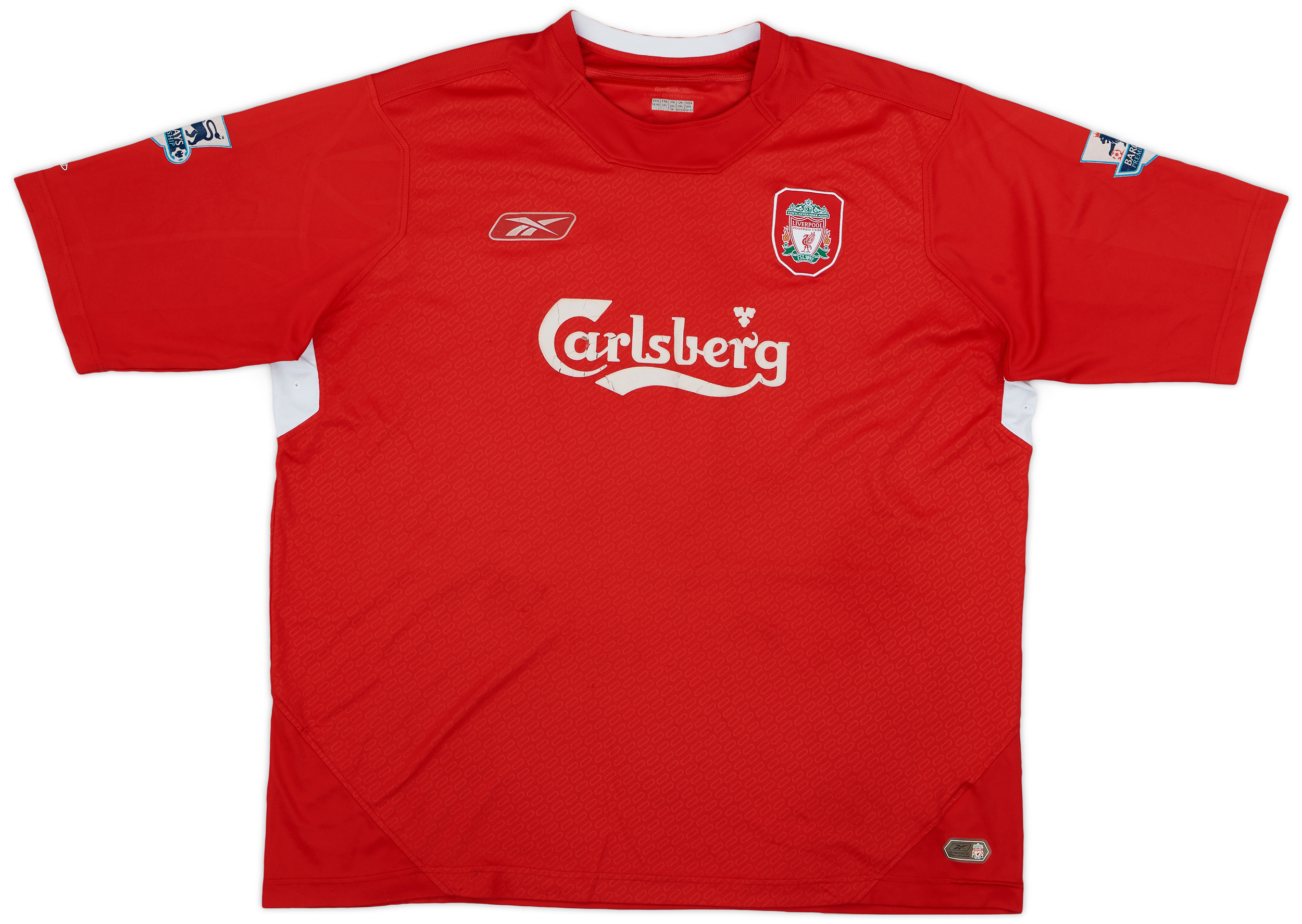 正規品　リヴァプール　ALONSO 14番 シャツ 2004-06 Liverpool Home Shirt Alonso #14 - 3/10 - (XXL)