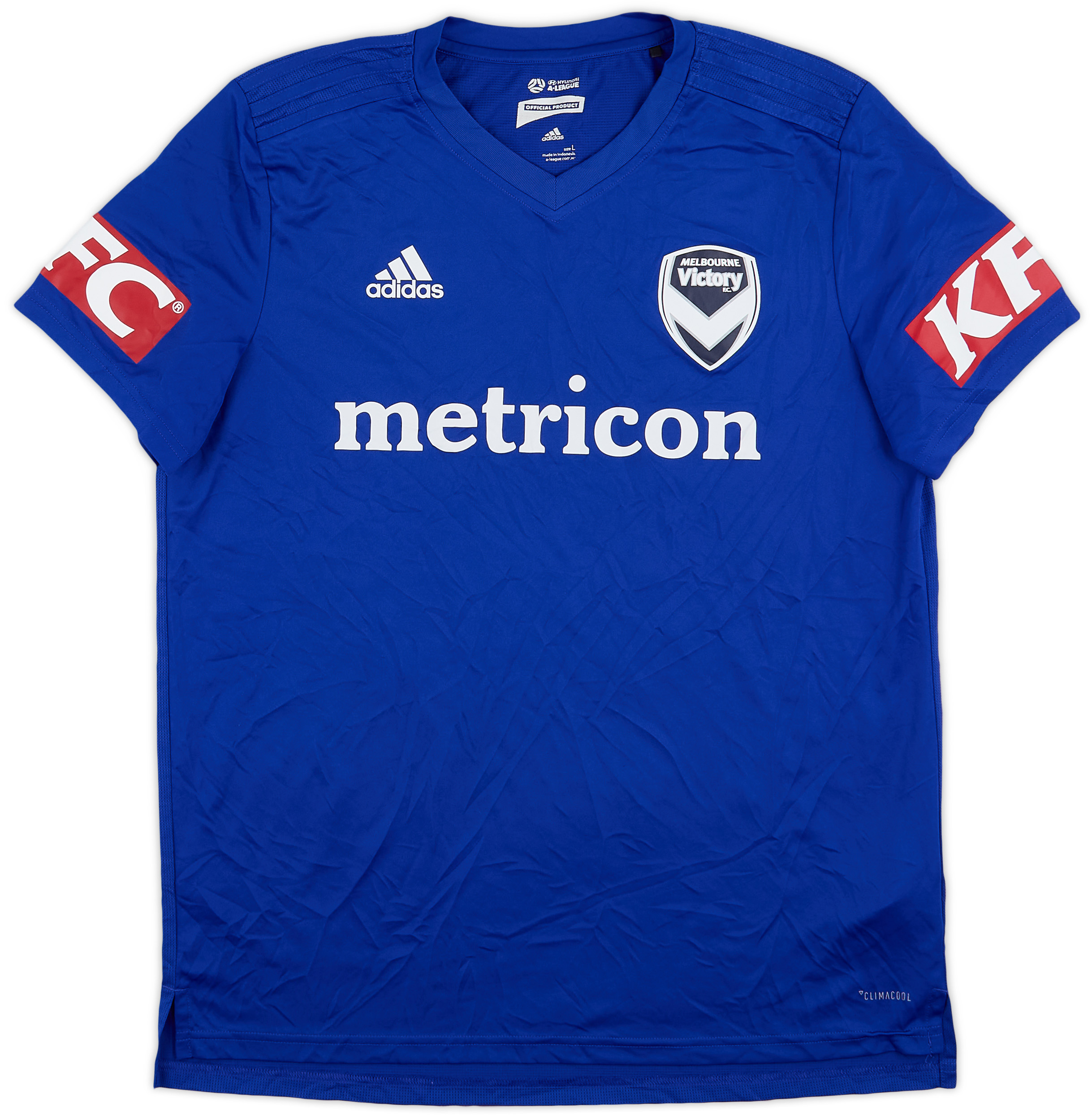2018-19 Melbourne Victory adidas Training Shirt - 8/10 - (L)