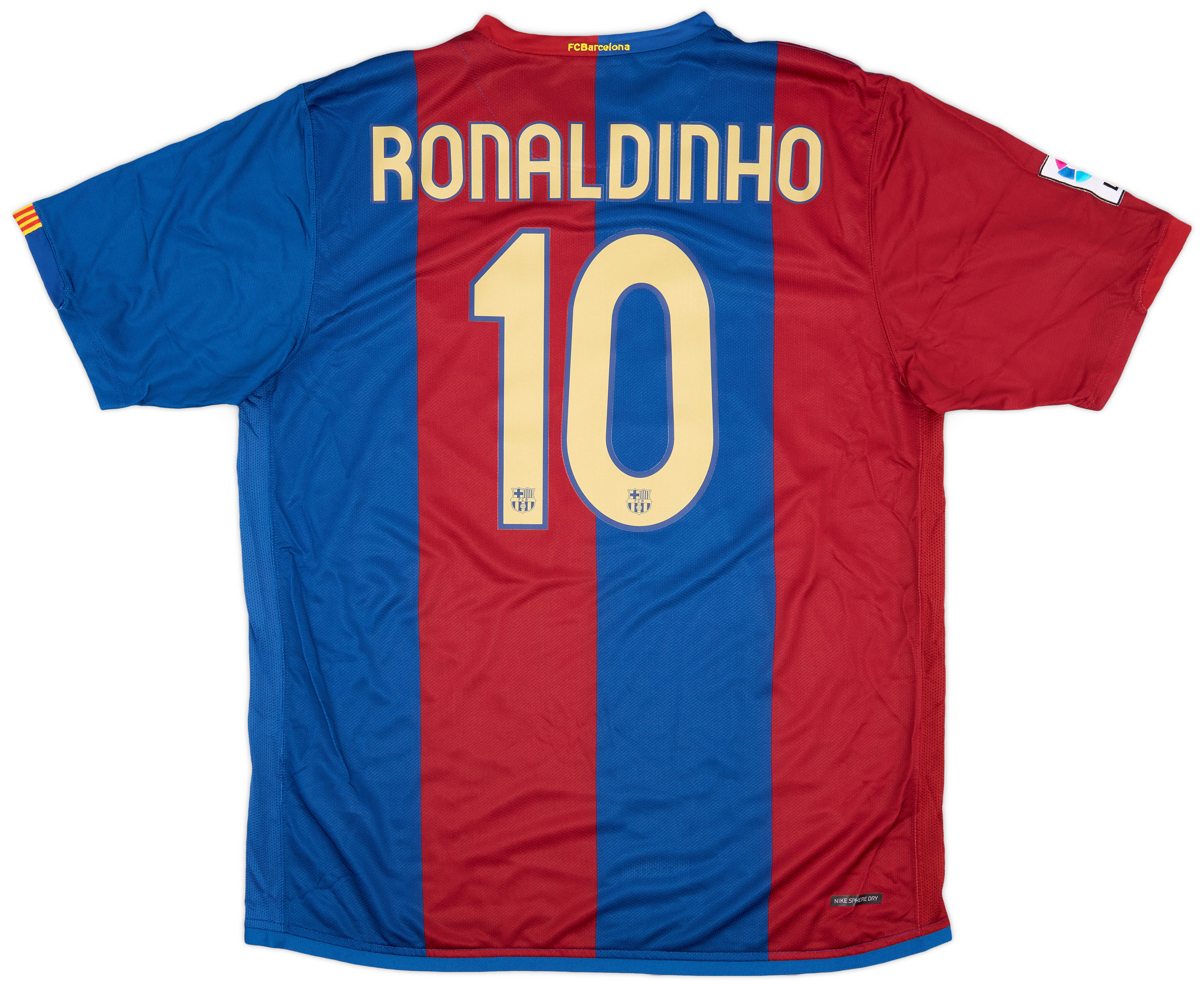 2006-07 Barcelona Home Shirt Ronaldinho #10 (XL)