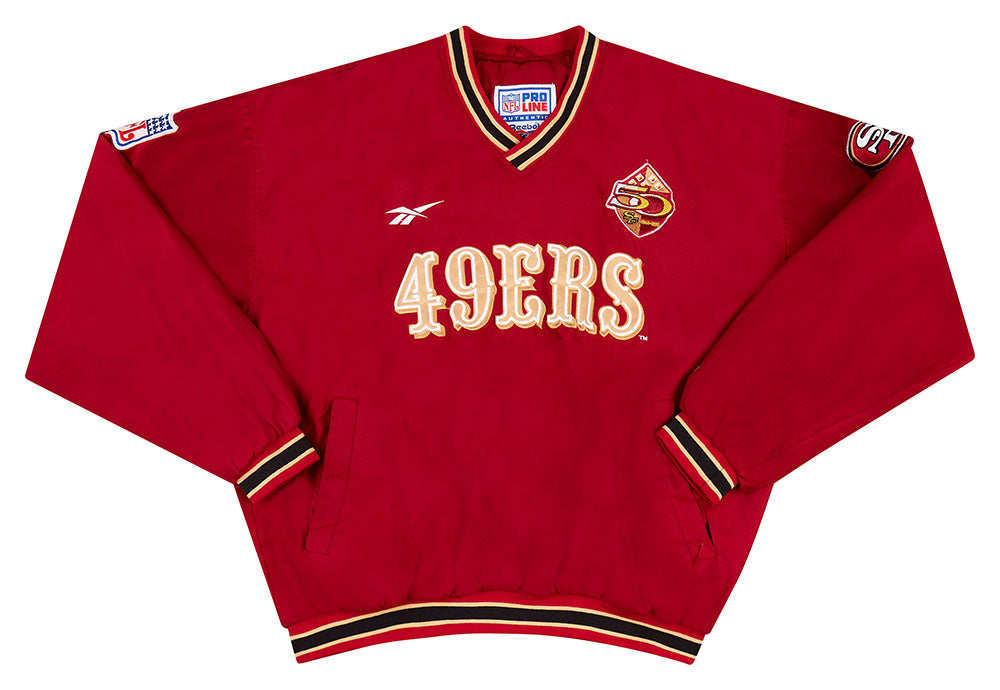 1996 San Francisco 49ers Reebok Pullover Jacket L