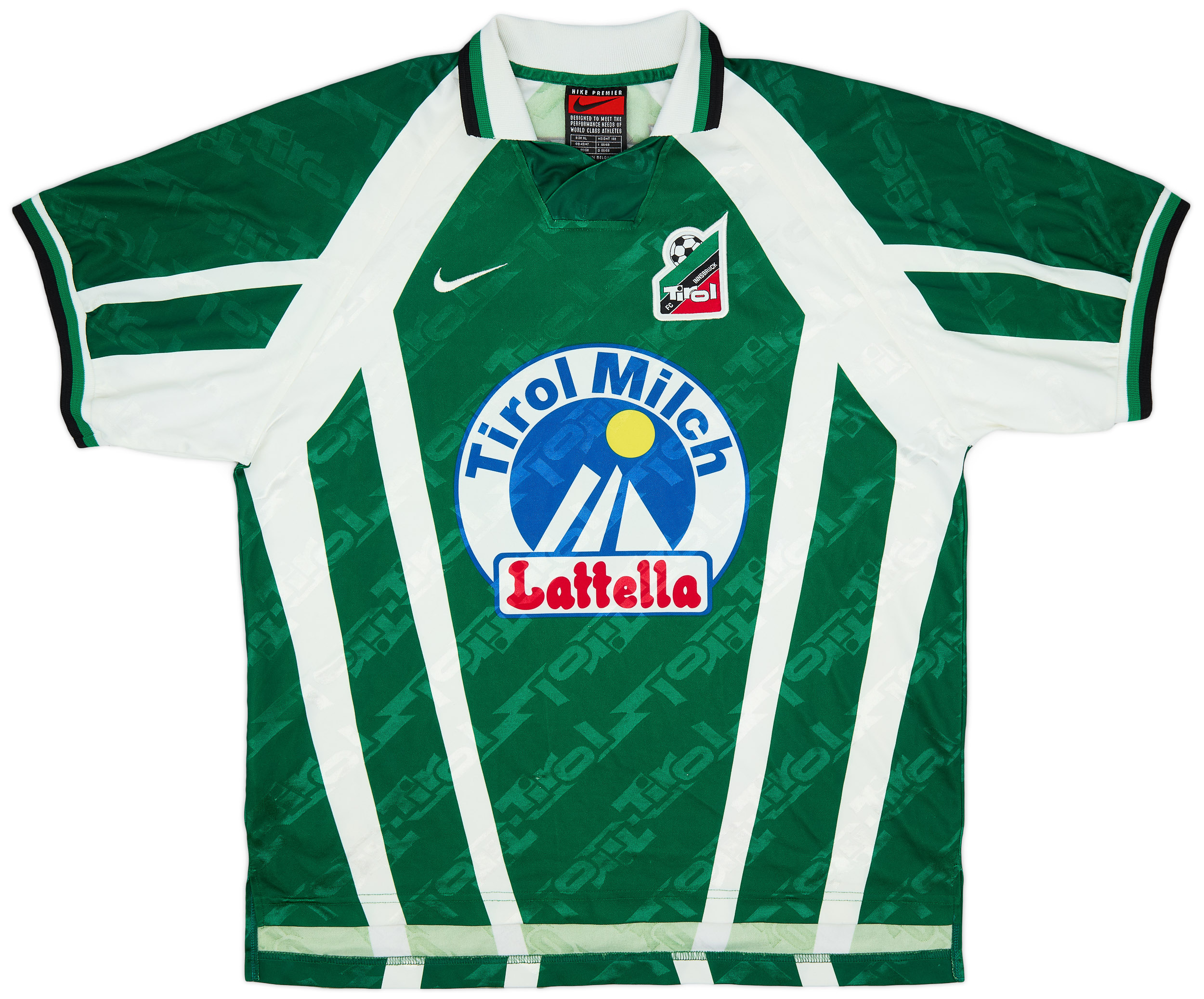 1996-98 Tirol Innsbruck Player Issue Away Shirt #13 - 7/10 - (XL)