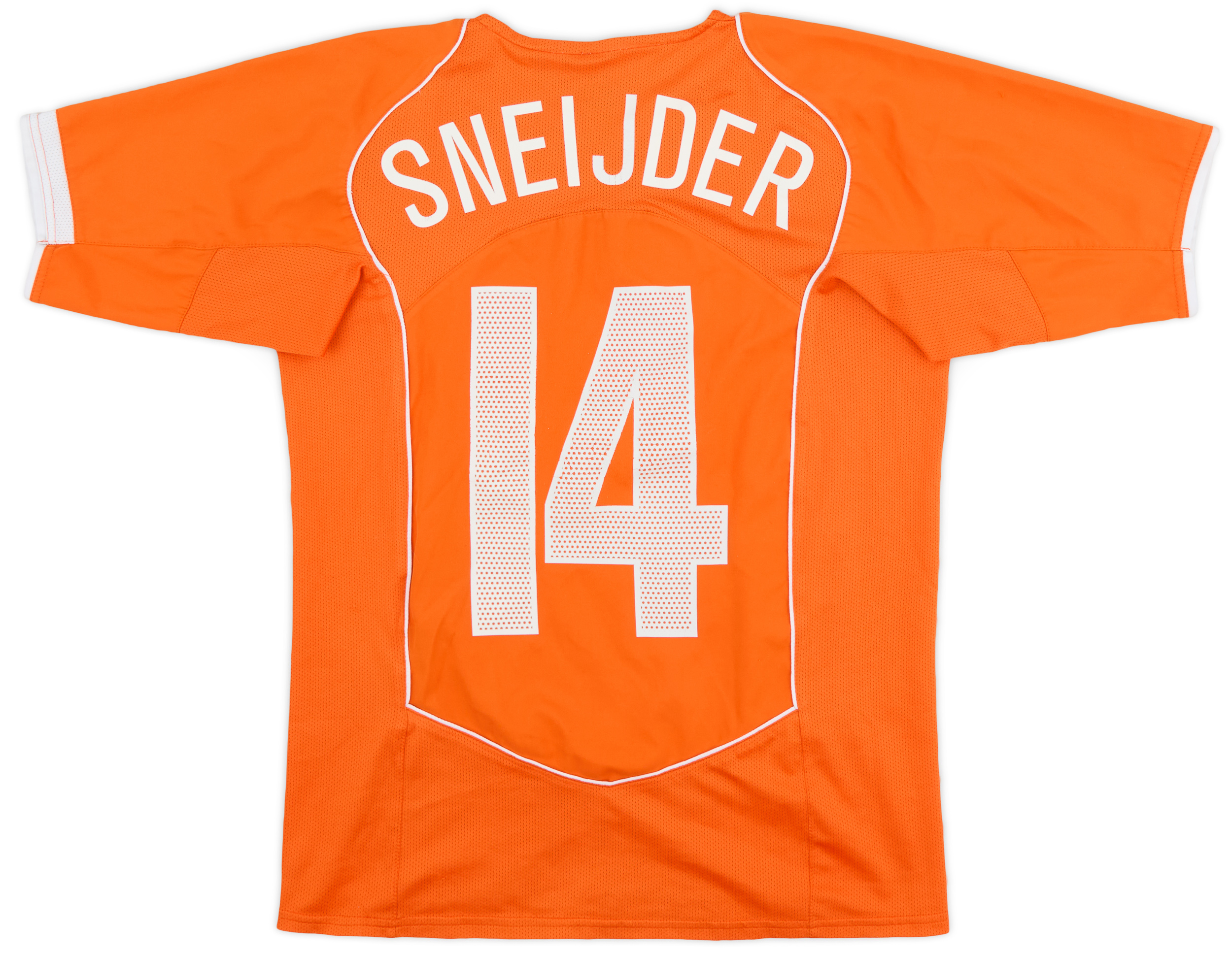 2004-06 Netherlands Home Shirt Sneijder #14 - 7/10 - (L.Boys)