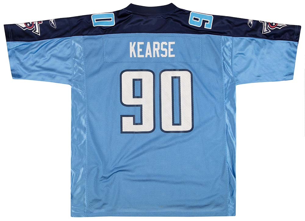 2002-03 Tennessee Titans Kearse #90 Reebok On Field Jersey