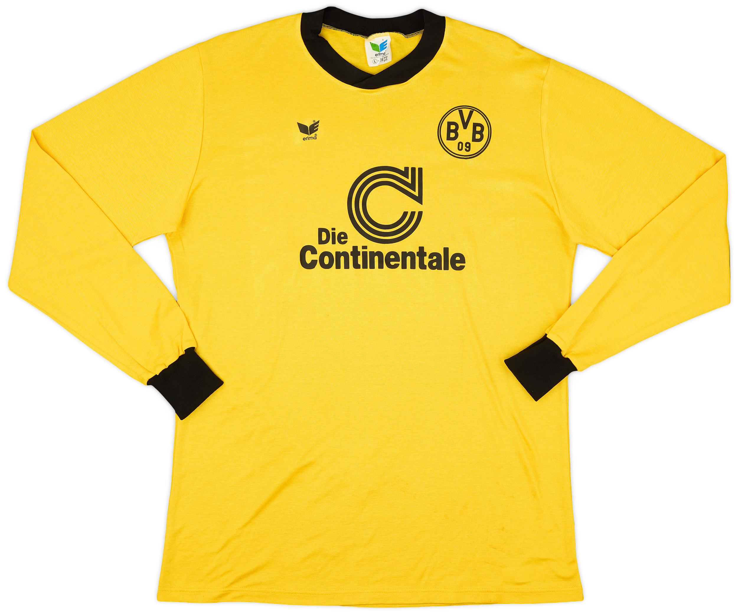 Maillot Dortmund Erima Home 1982 - Taille L - N°10 - Très Bon état - Allemagne