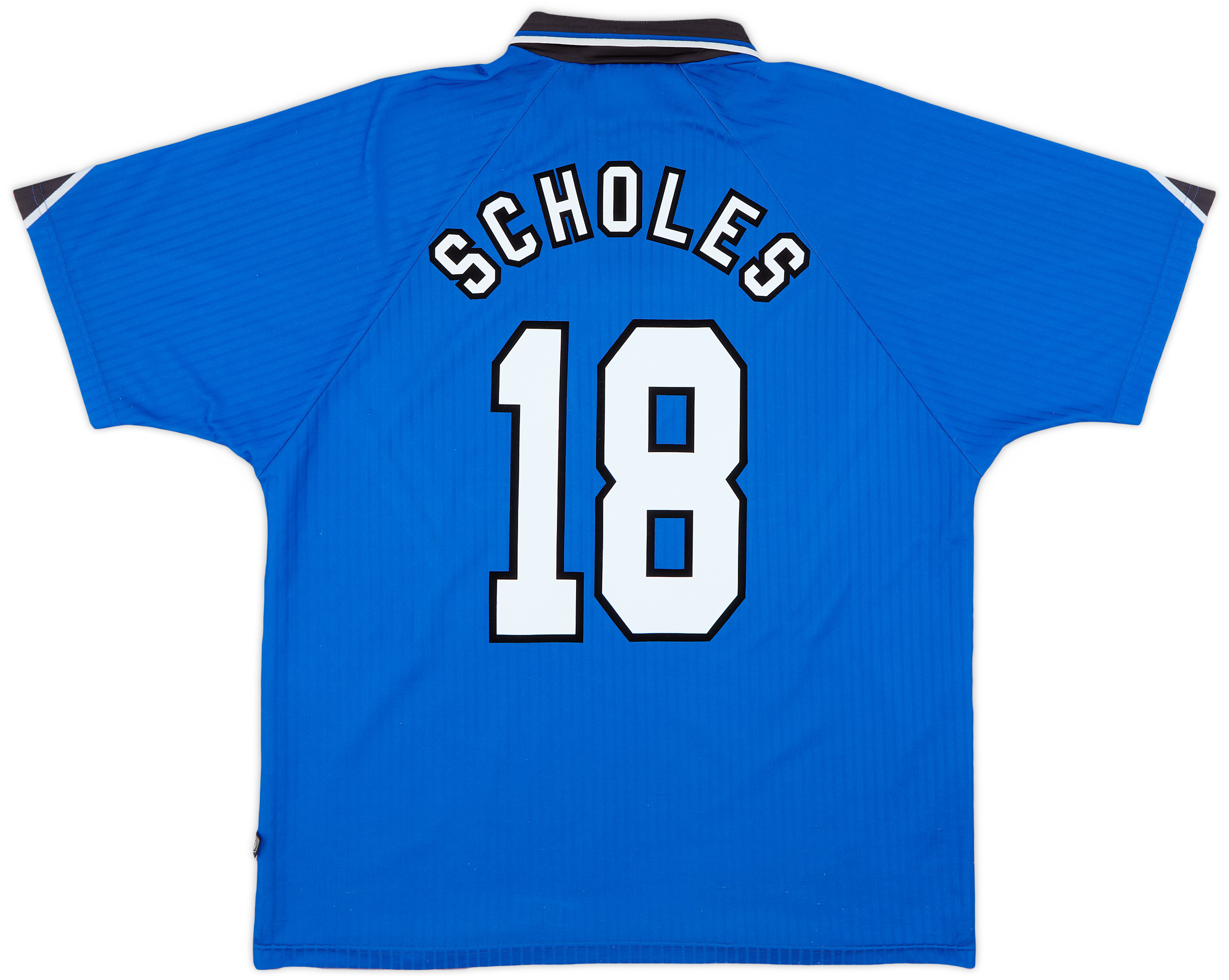 1996-98 Manchester United Third Shirt Scholes #18 - 8/10 - (XL)