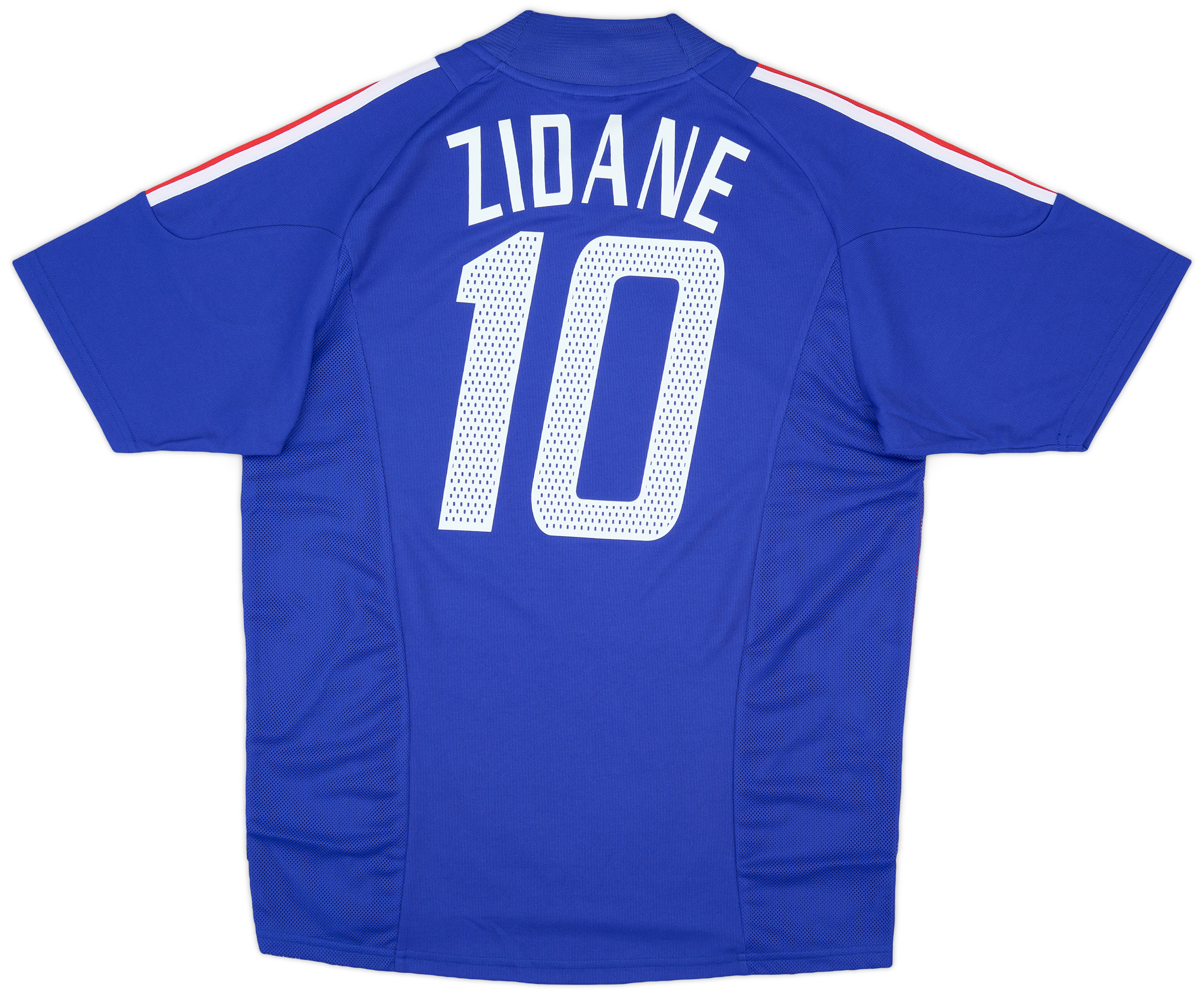 Flocage Zidane #10 Equipe De France 2002 - Transfert Thermocollant Vinyle Blanc