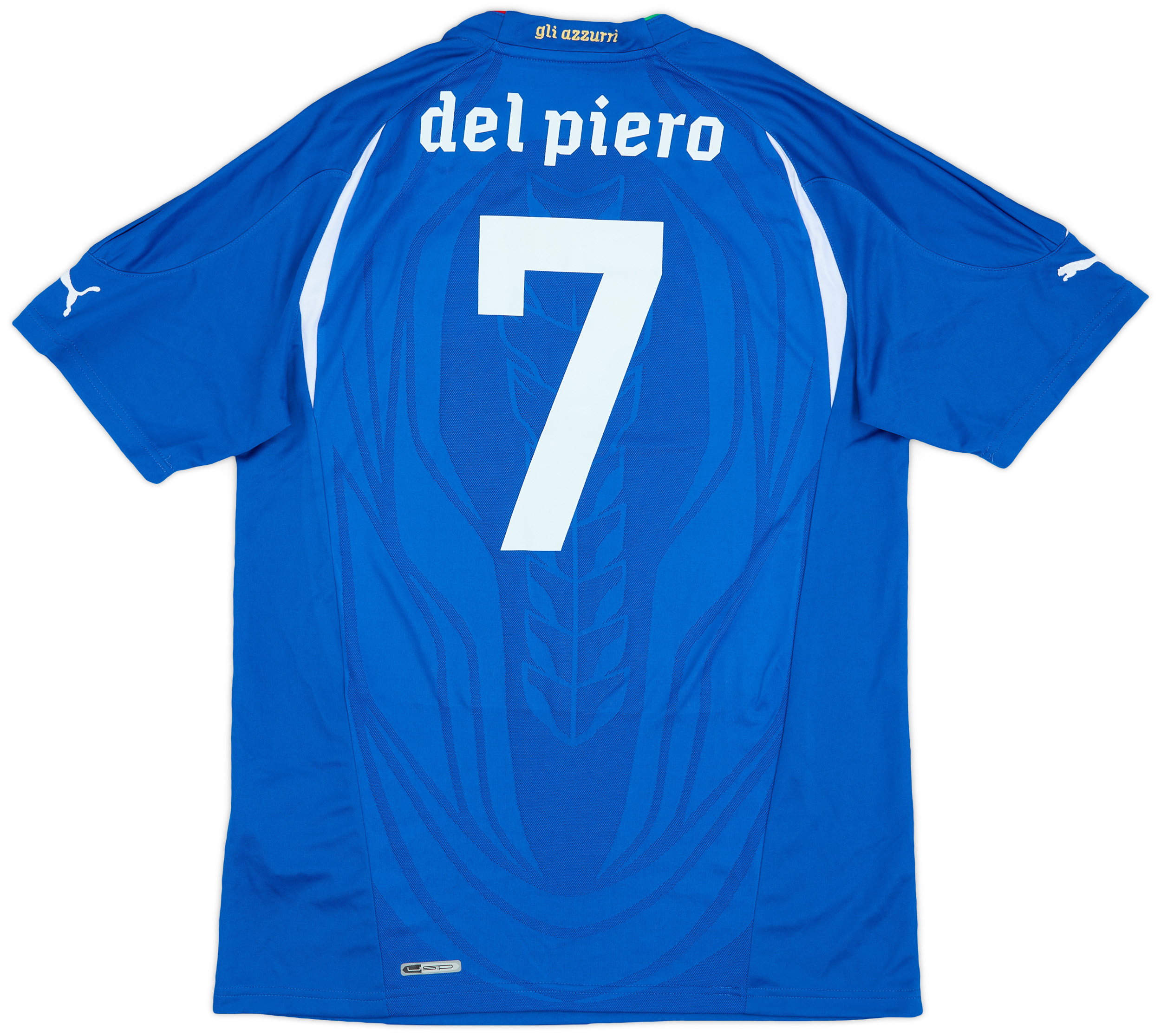 2003-04 Italy Home Shirt Del Piero #7 - 6/10 - (M)