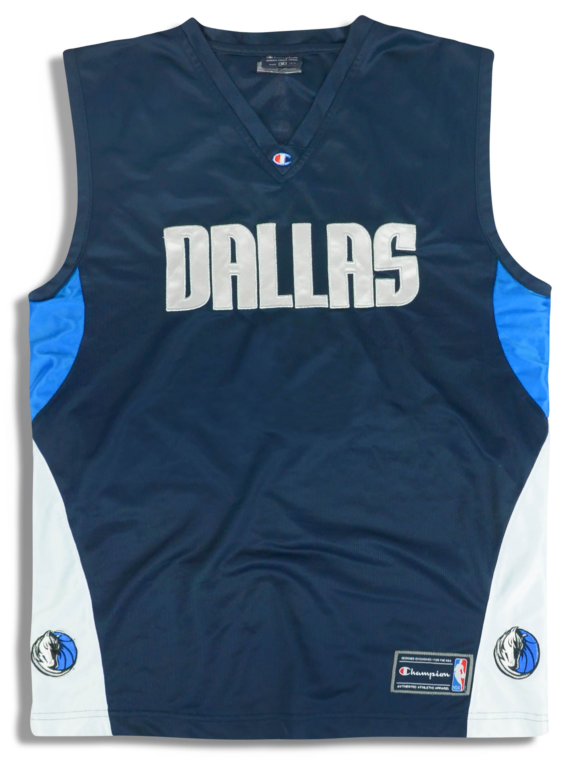 2000s Dallas Mavericks Champion Training Jersey L