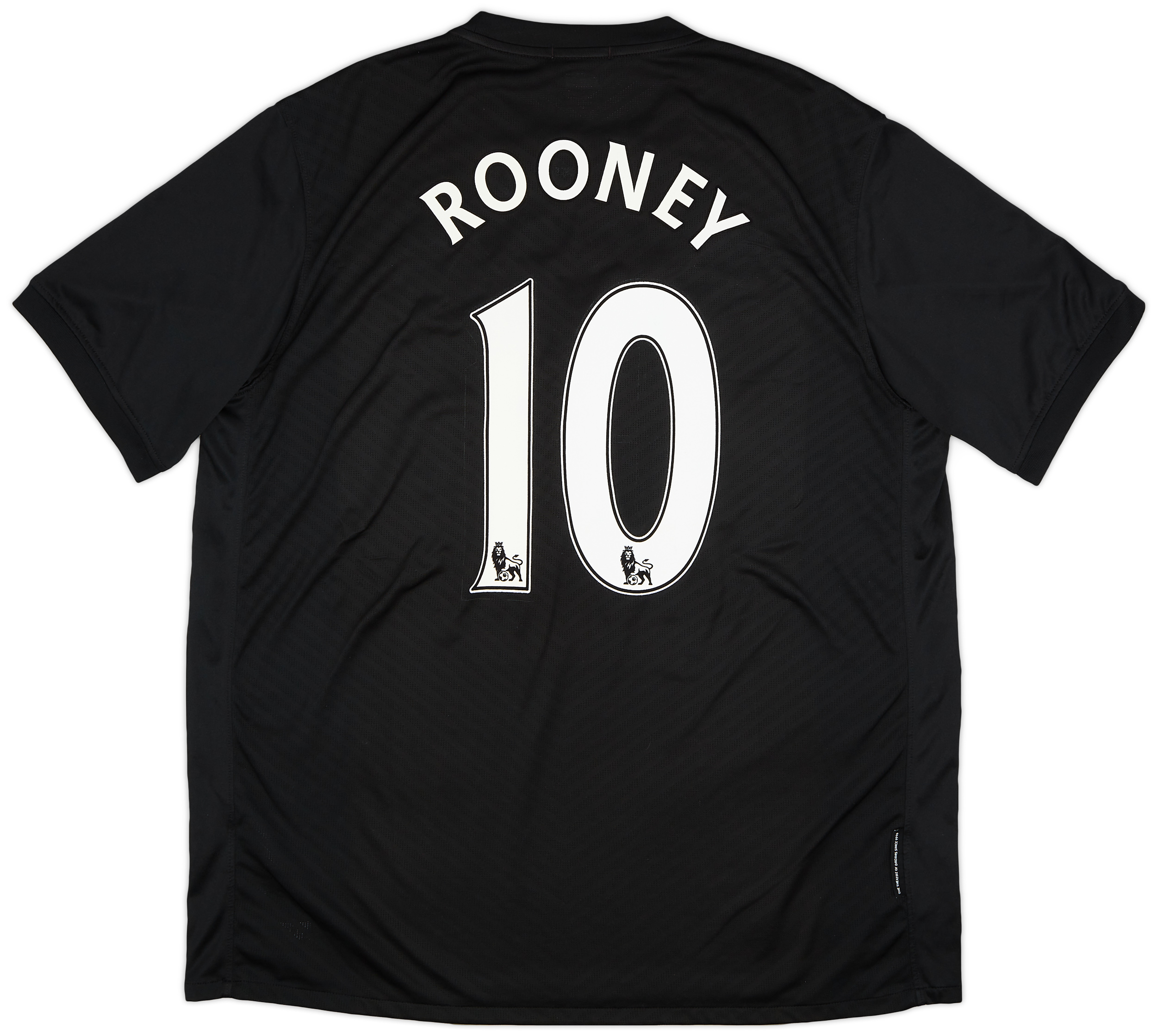 Maillot Extérieur Manchester United 2008-2009 Original - Taille L - Rooney #10 - Neuf Avec étiquette (défaut Sponsor)