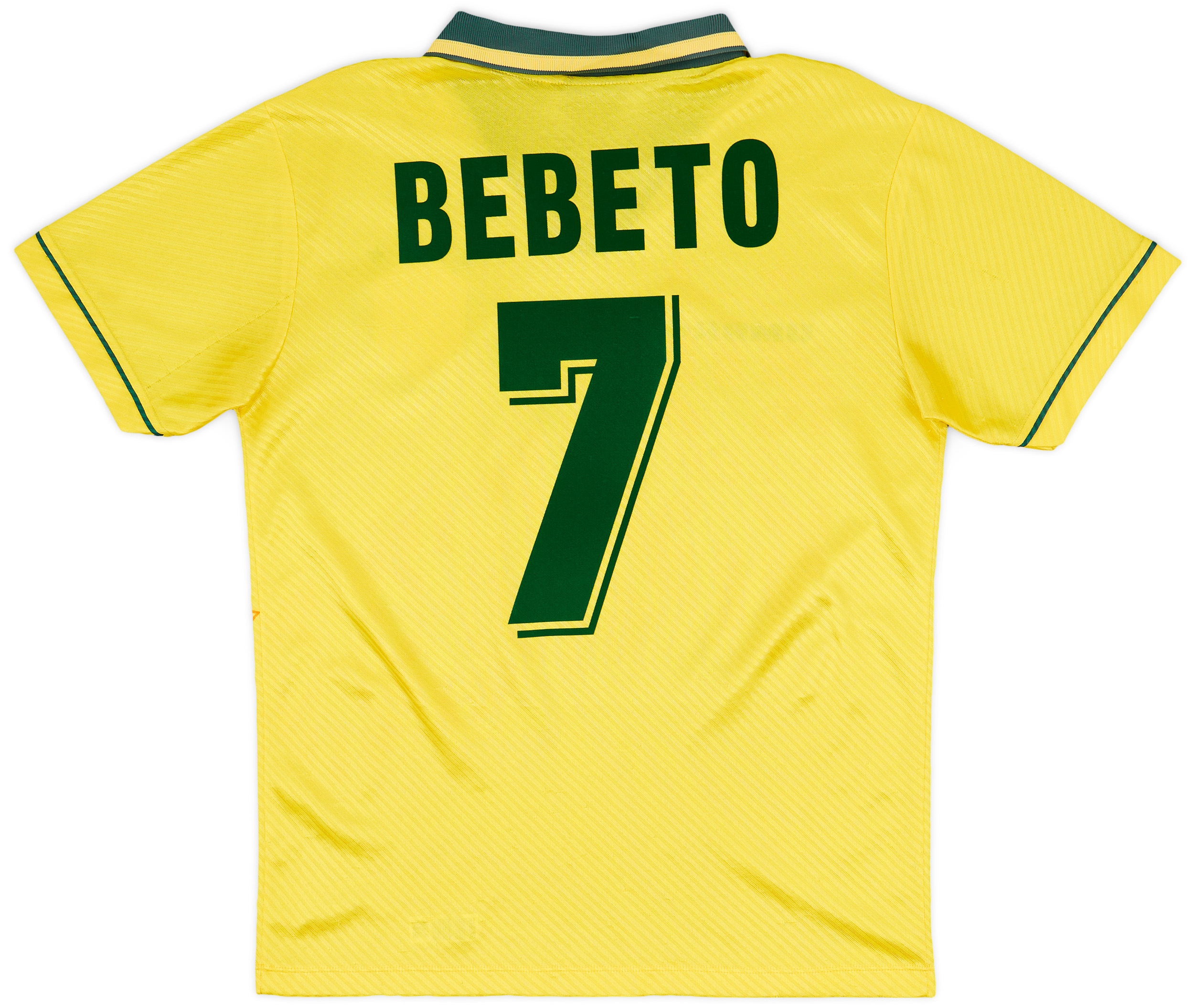 1994 Brazil Home Shirt Bebeto #7 - 7/10 - (M)