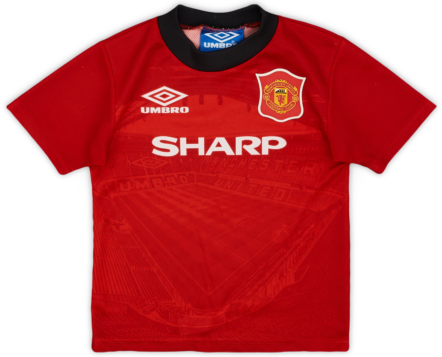 1994-96 Manchester United Home Shirt - 9/10 - (2-3 Years)