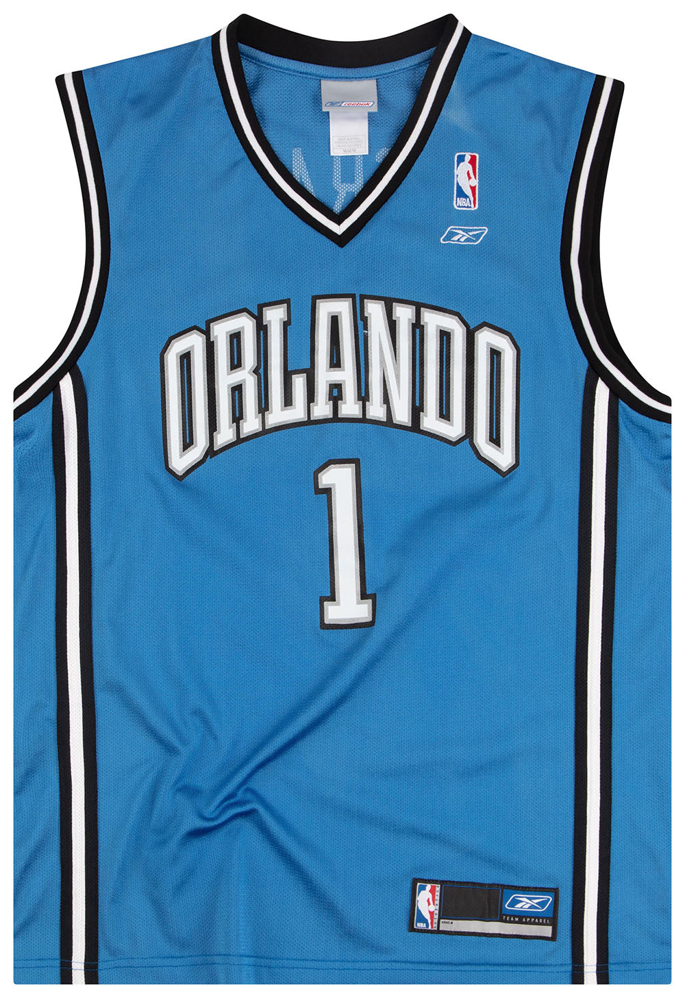 2003-04 Orlando Magic McGrady #1 Reebok Jersey (Away) Y