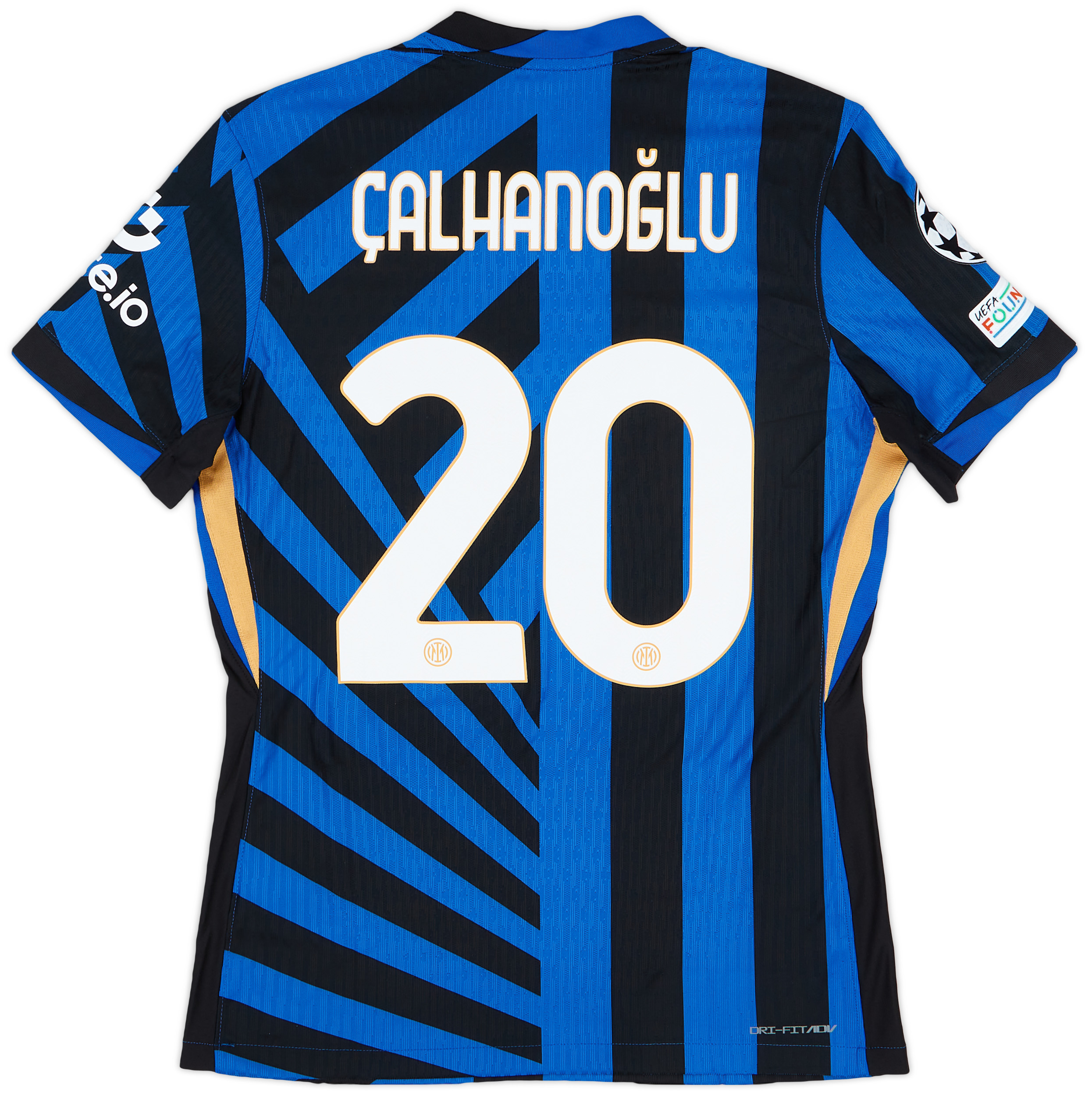2024-25 Inter Milan Match Issue Champions League Home Shirt