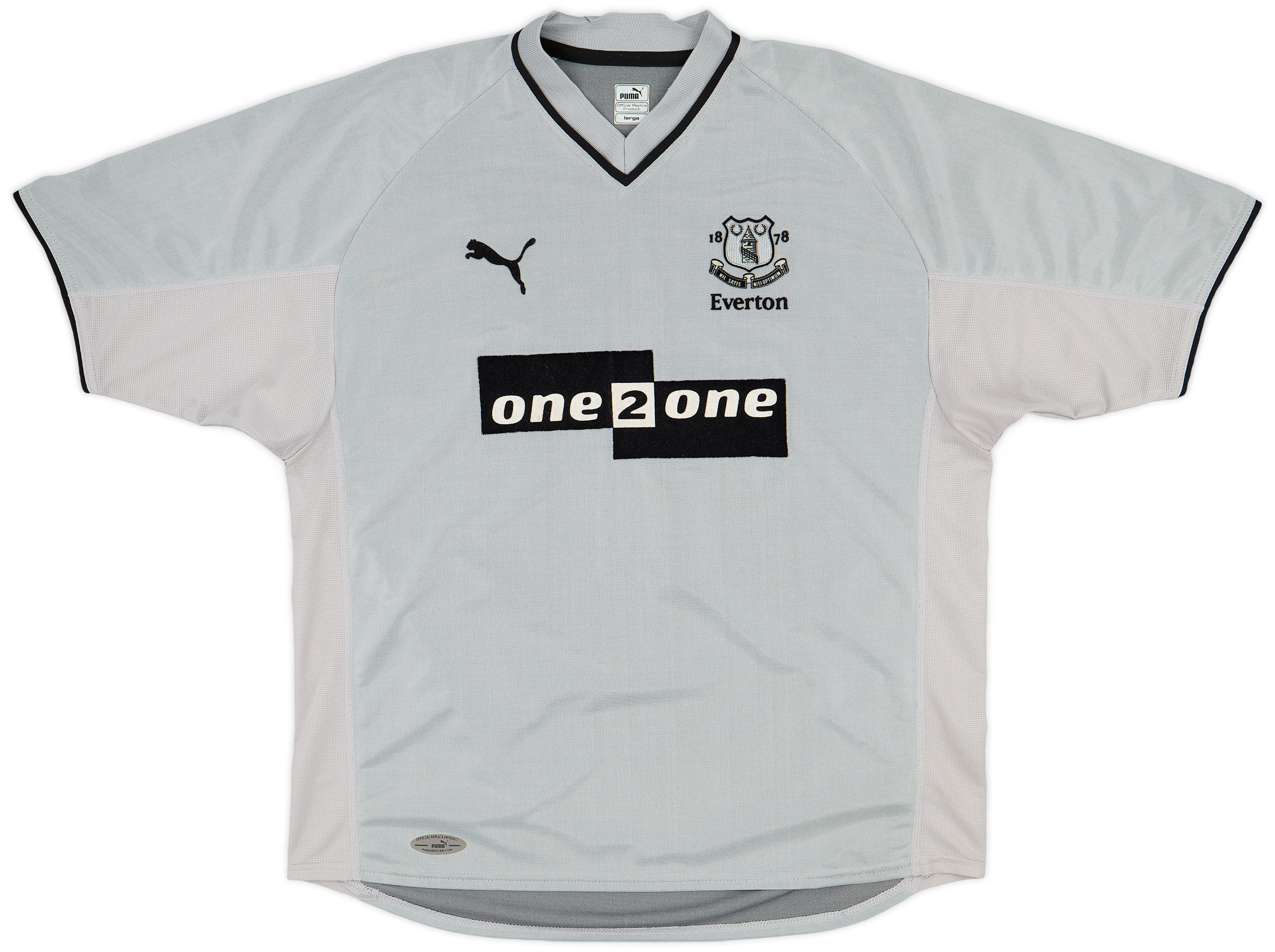 エバートン Rooney 18 シャツ Lサイズ 2001-02 Everton Away Shirt Rooney #18 - 8/10 - (L)