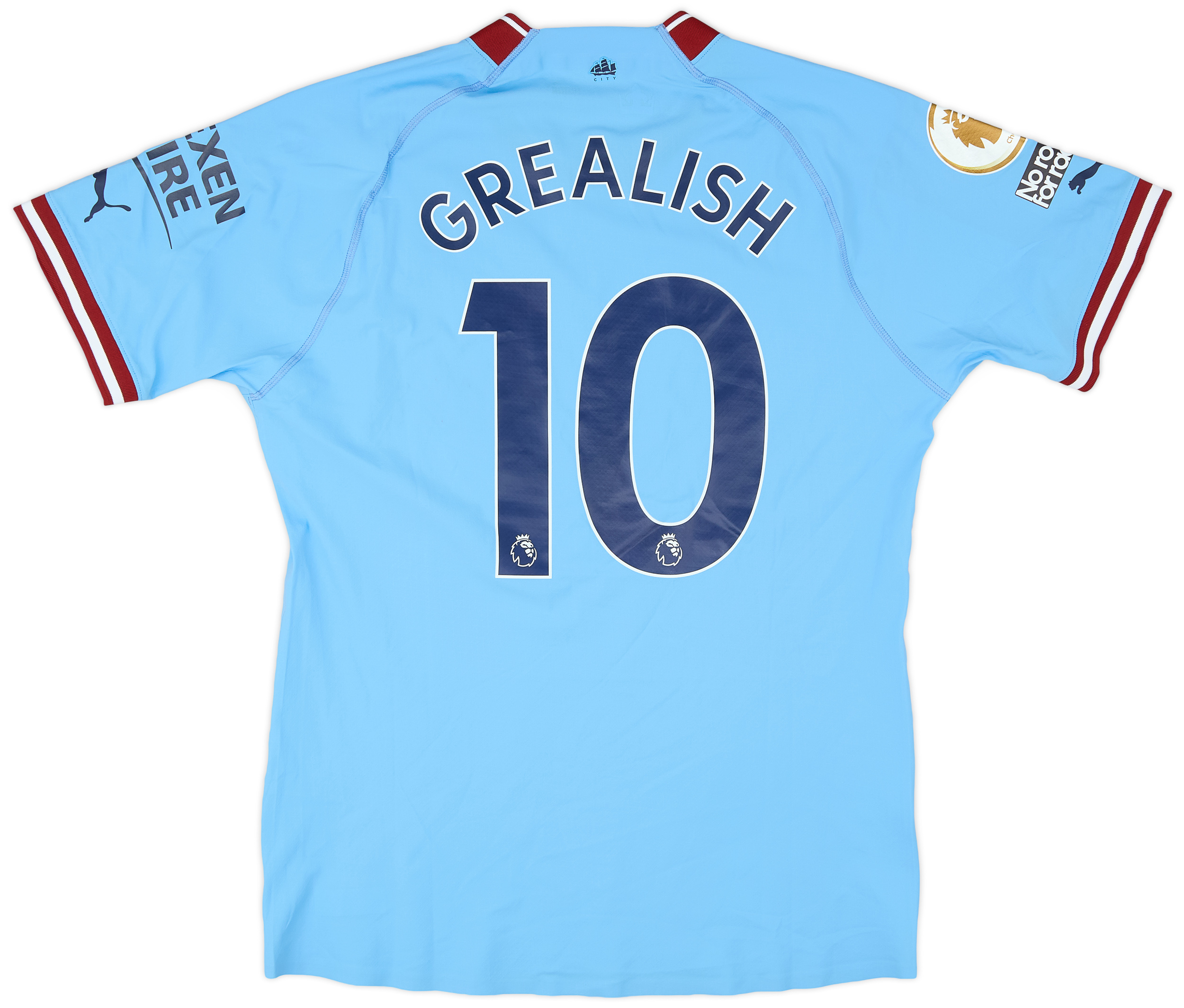 2022-23 Manchester City Match Issue Home Shirt Grealish #10 2022-23 Manchester City Match Issue Home Shirt Grealish #10