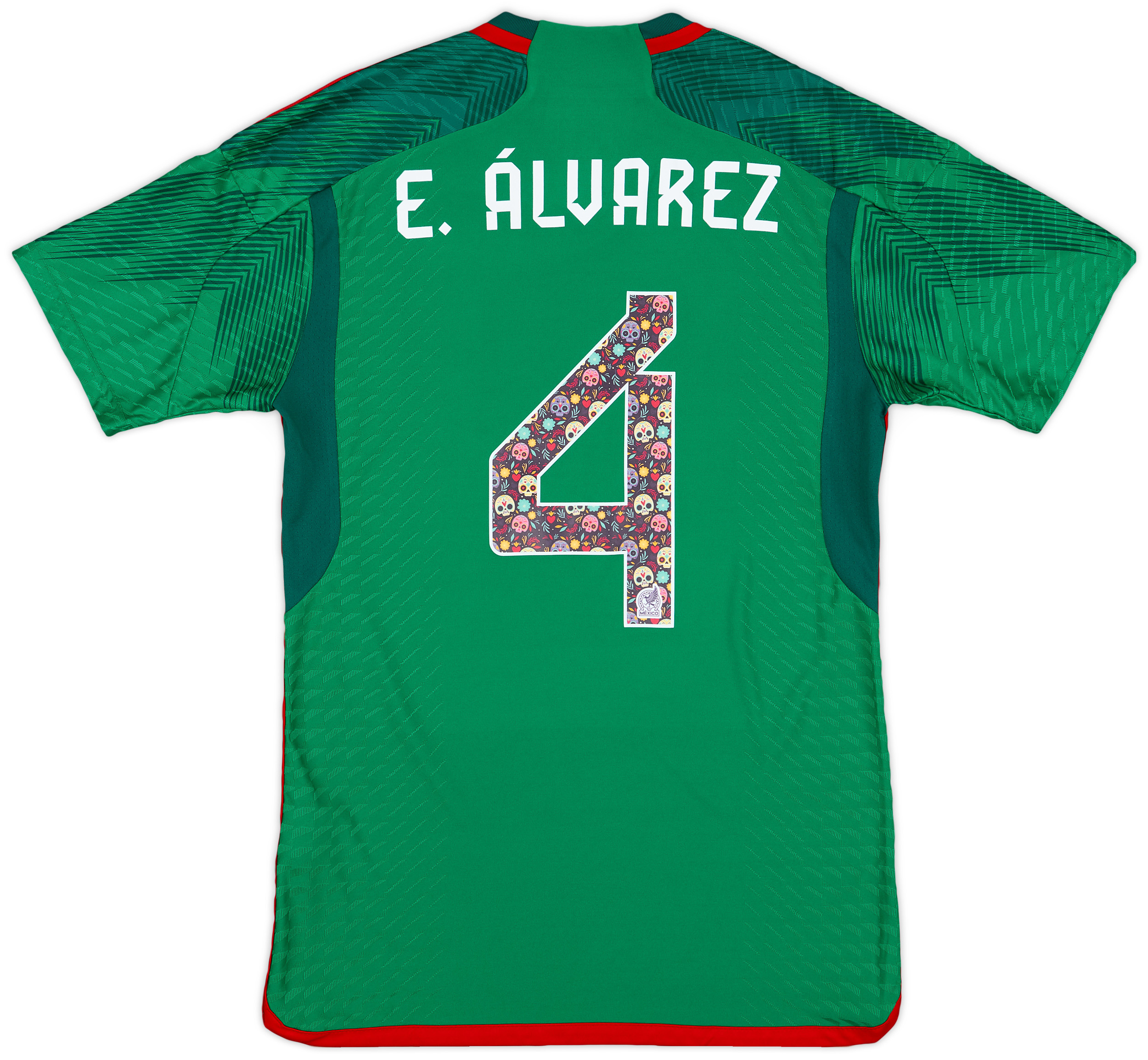 E. Álvarez 4番 メキシコ ジャージ 2024-25 Mexico Home Shirt E.Alvarez #4