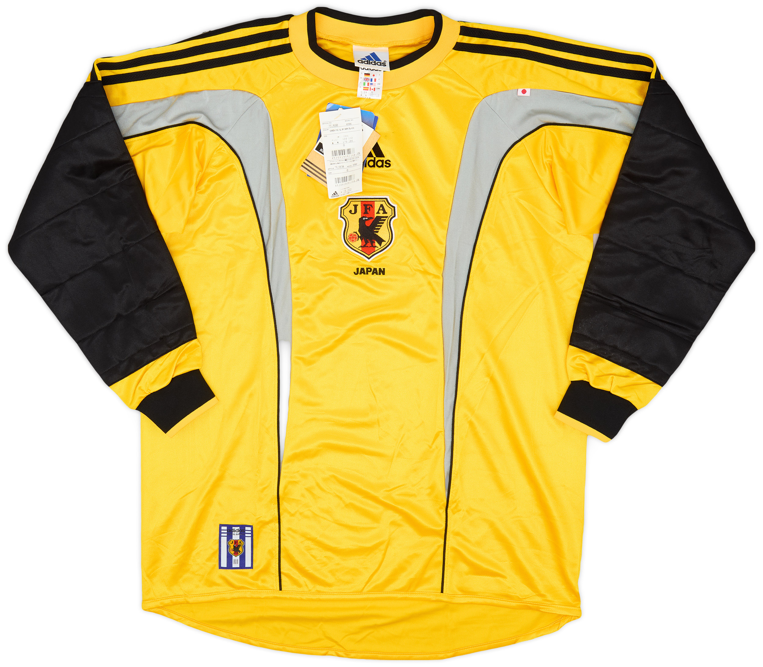 【正規品】日本代表 1999 GK ゴールキーパー ユニフォーム Oサイズ 1999 Japan GK Shirt (L)