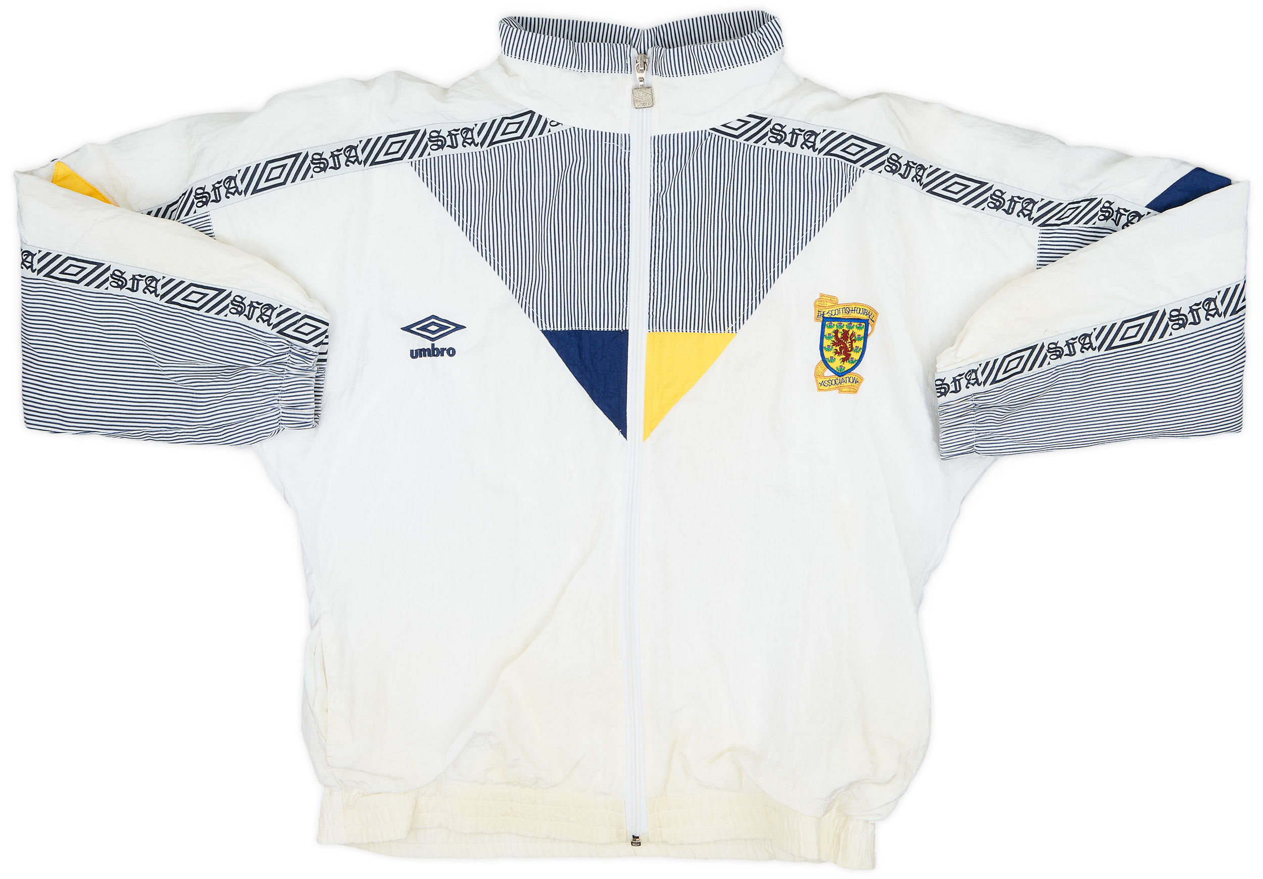 1990-92 Scotland Umbro Track Jacket - 7/10 - (L.Boys)
