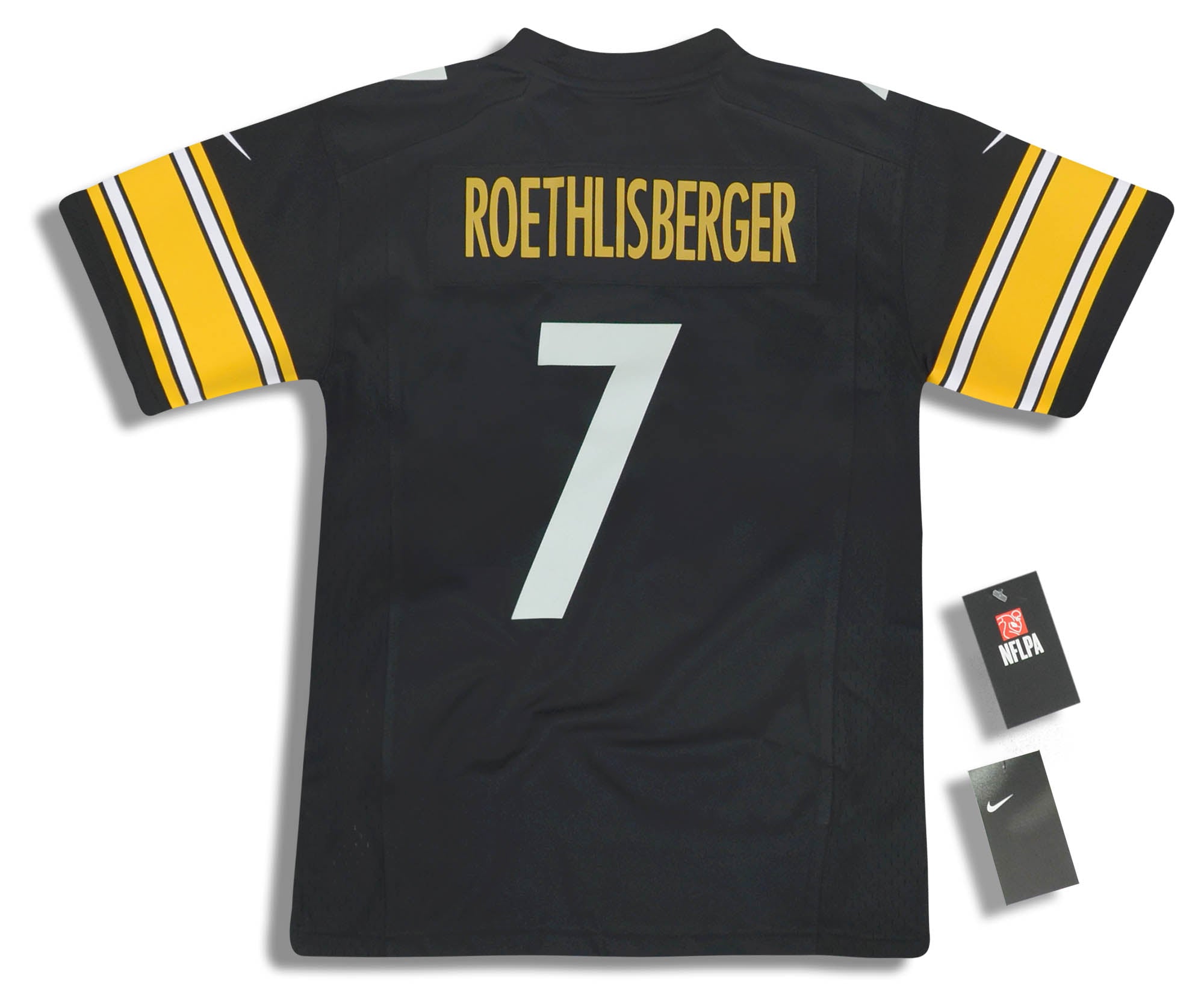 2018 Pittsburgh Steelers Roethlisberger 7 Nike Game Jersey Home Y W Tags