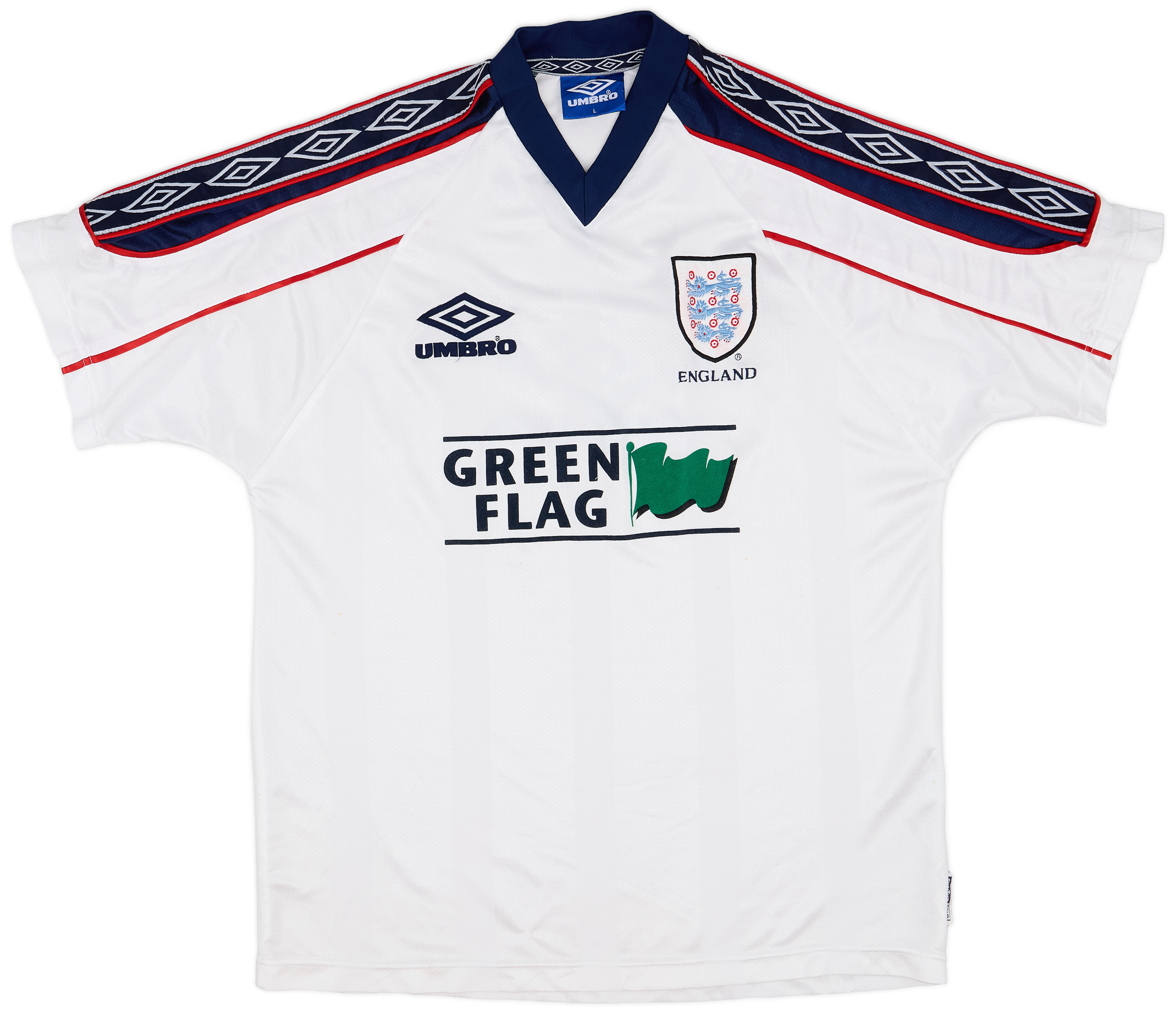1998 England Umbro Training Shirt - 4/10 - (L) 1998 England Umbro Training Shirt - 4/10 - (L)