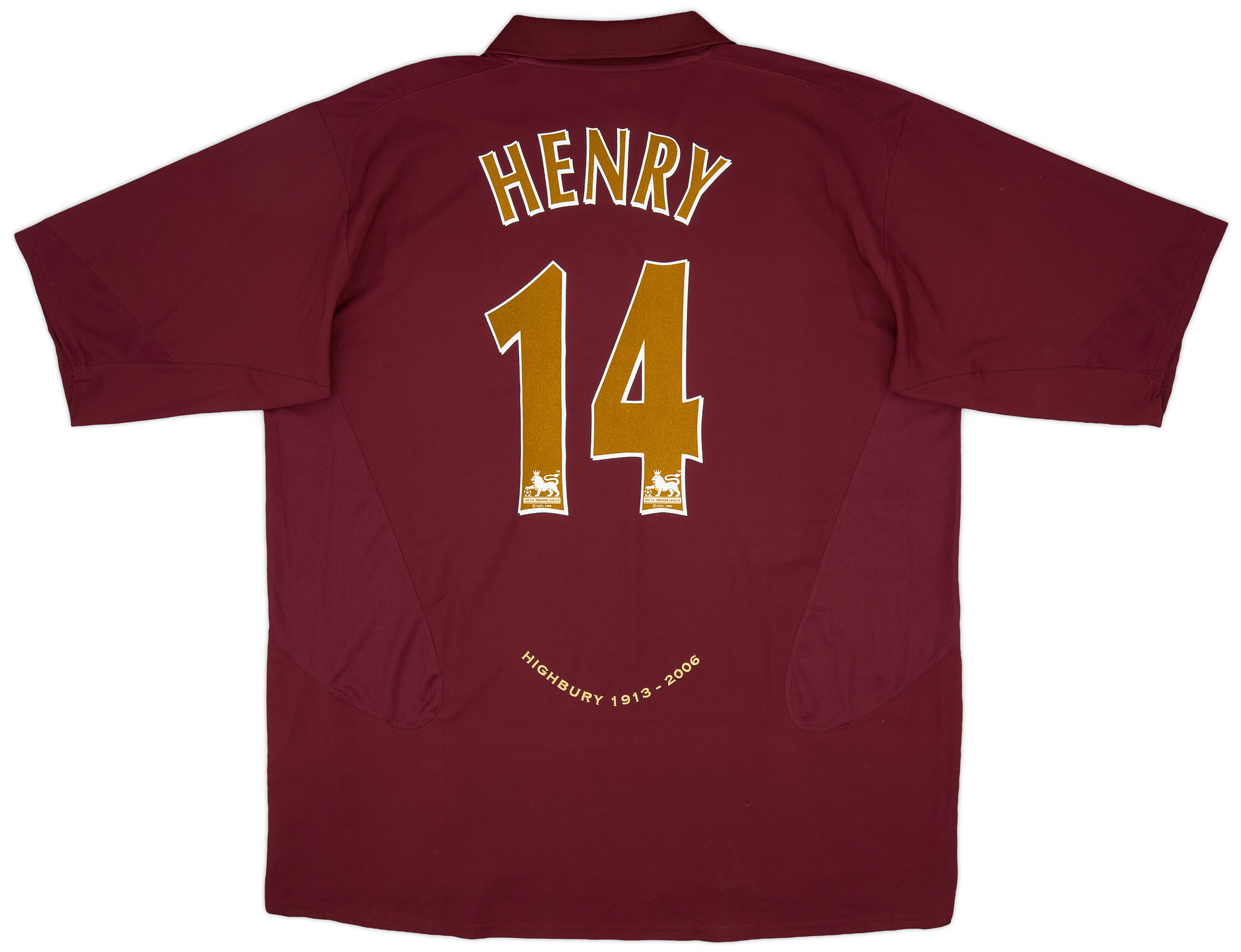 2005-06 Arsenal Home Shirt Henry #14 (3XL)