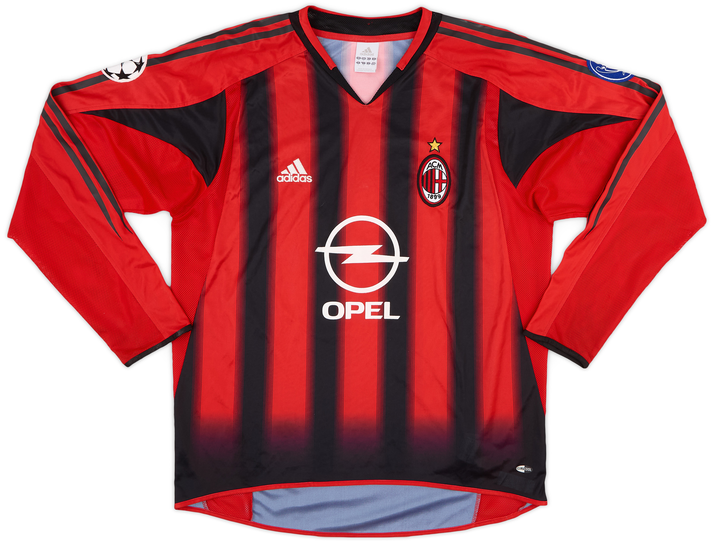 90s AC Milan NESTA soccerユニフォームゲームシャツ S