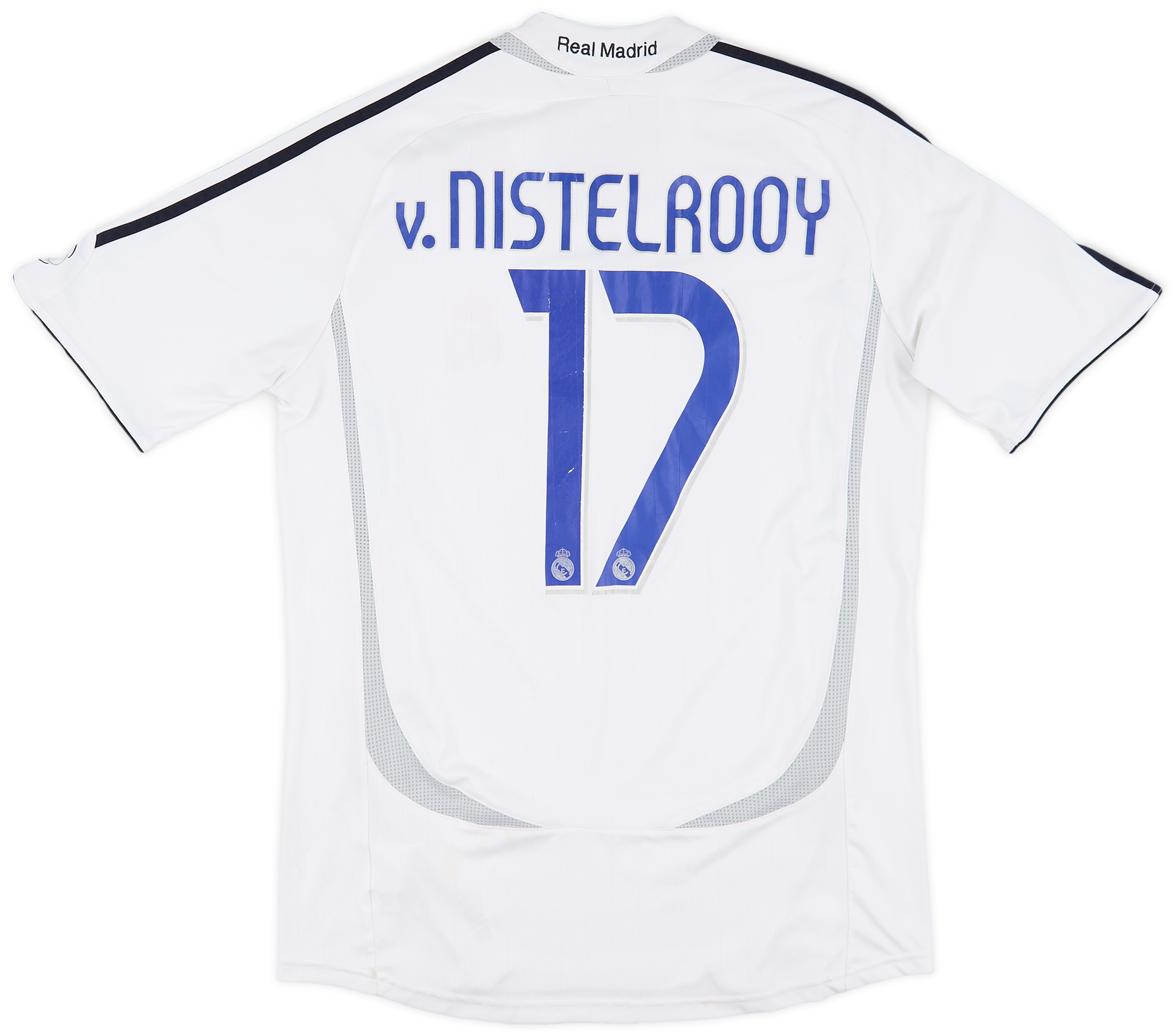  特価ブログのポータルサイト Shirt Home Madrid Real 2006-07 V. (M) - 6/10 - #17 Nistelrooy ウェア