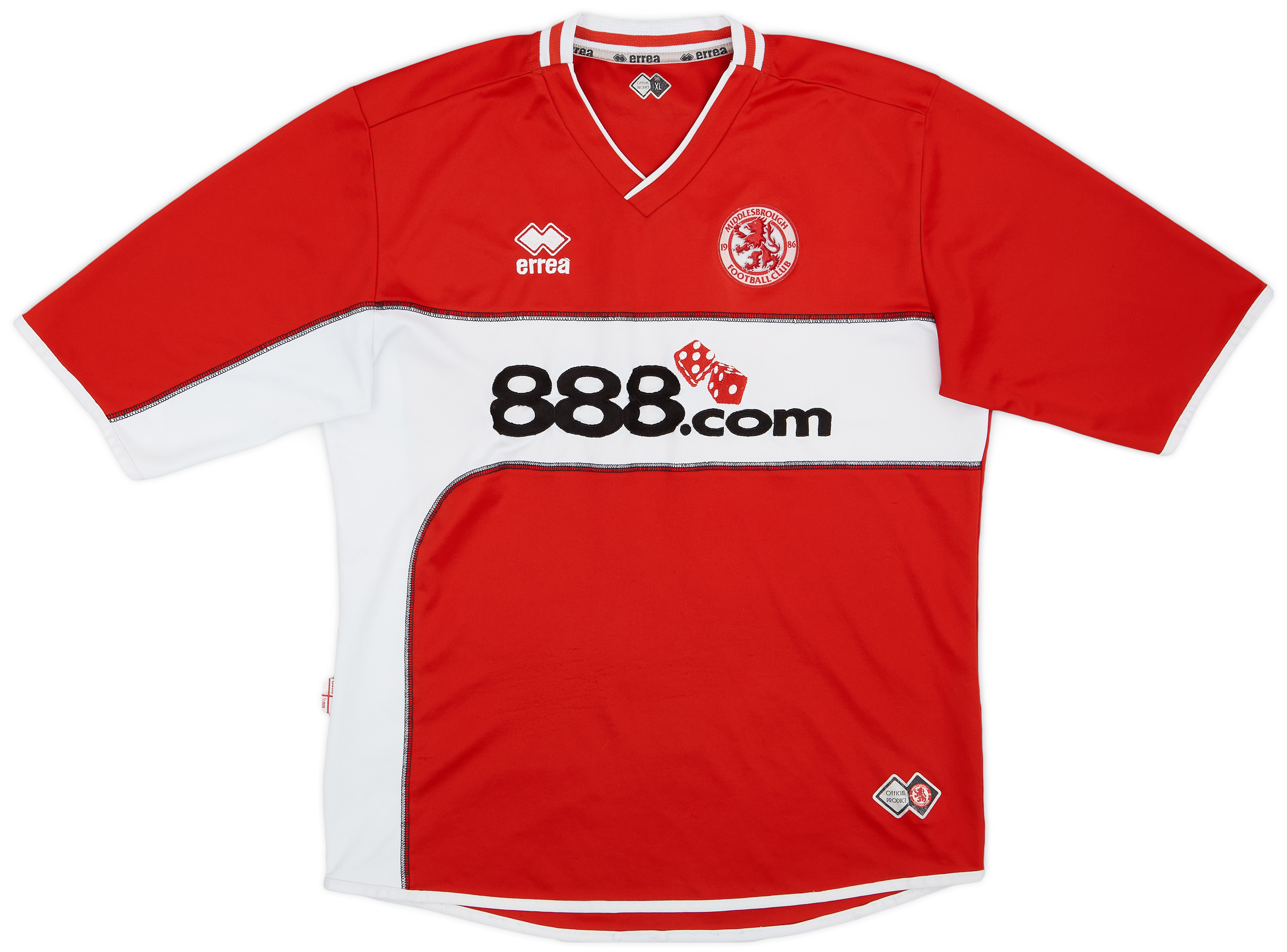 200506 Middlesbrough Home Shirt 6/10 (XL)