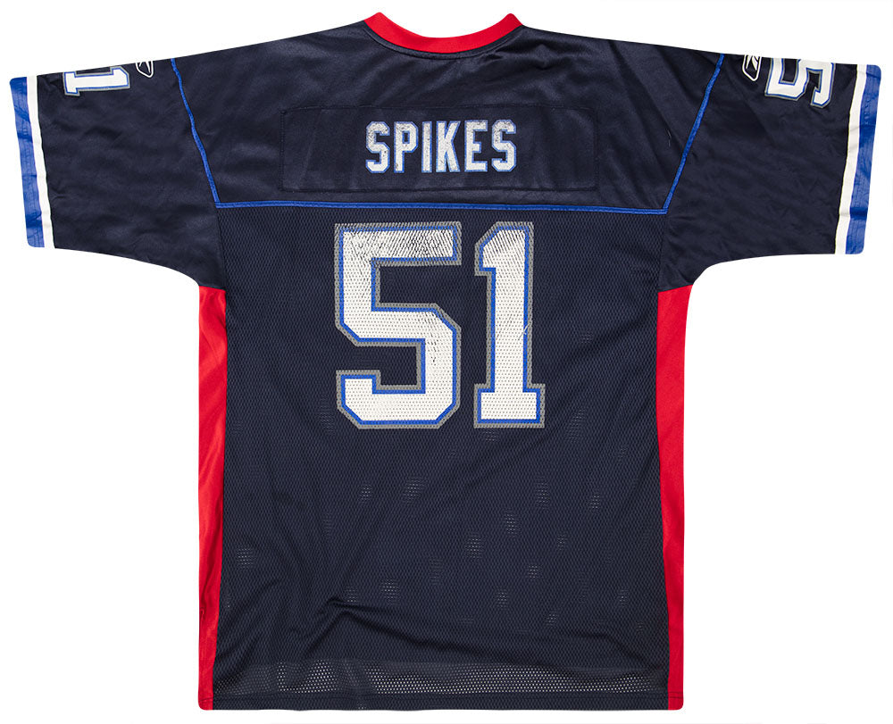 2003-04 Buffalo Bills Spikes #51 Reebok On Field Jersey