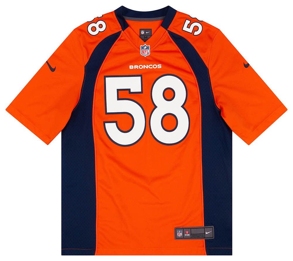 2012 Denver Broncos Miller #58 Nike Game Jersey (Home) M