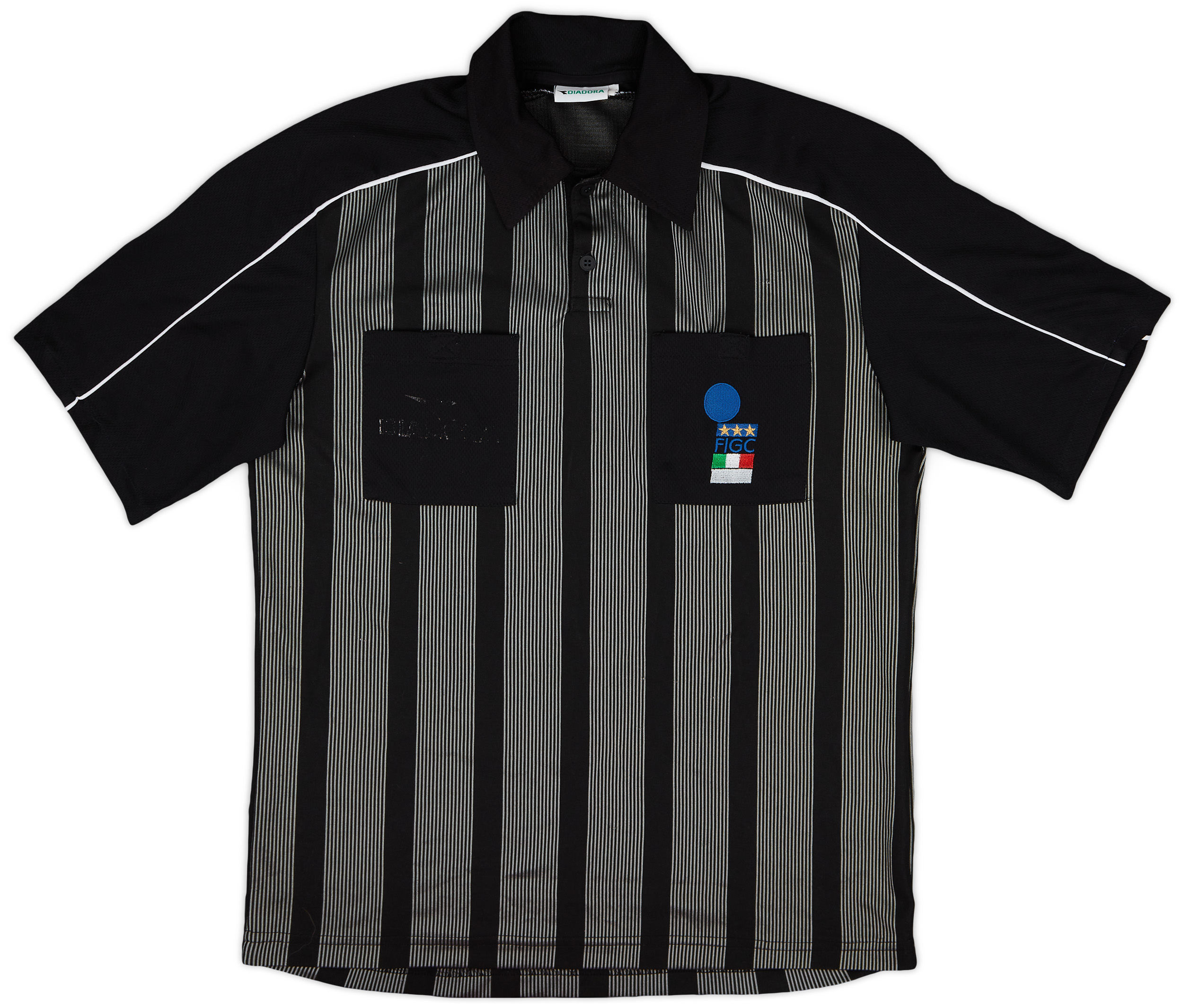 Maillot Arbitre Diadora Gris – Haut Italien – Neuf Sans Boîte