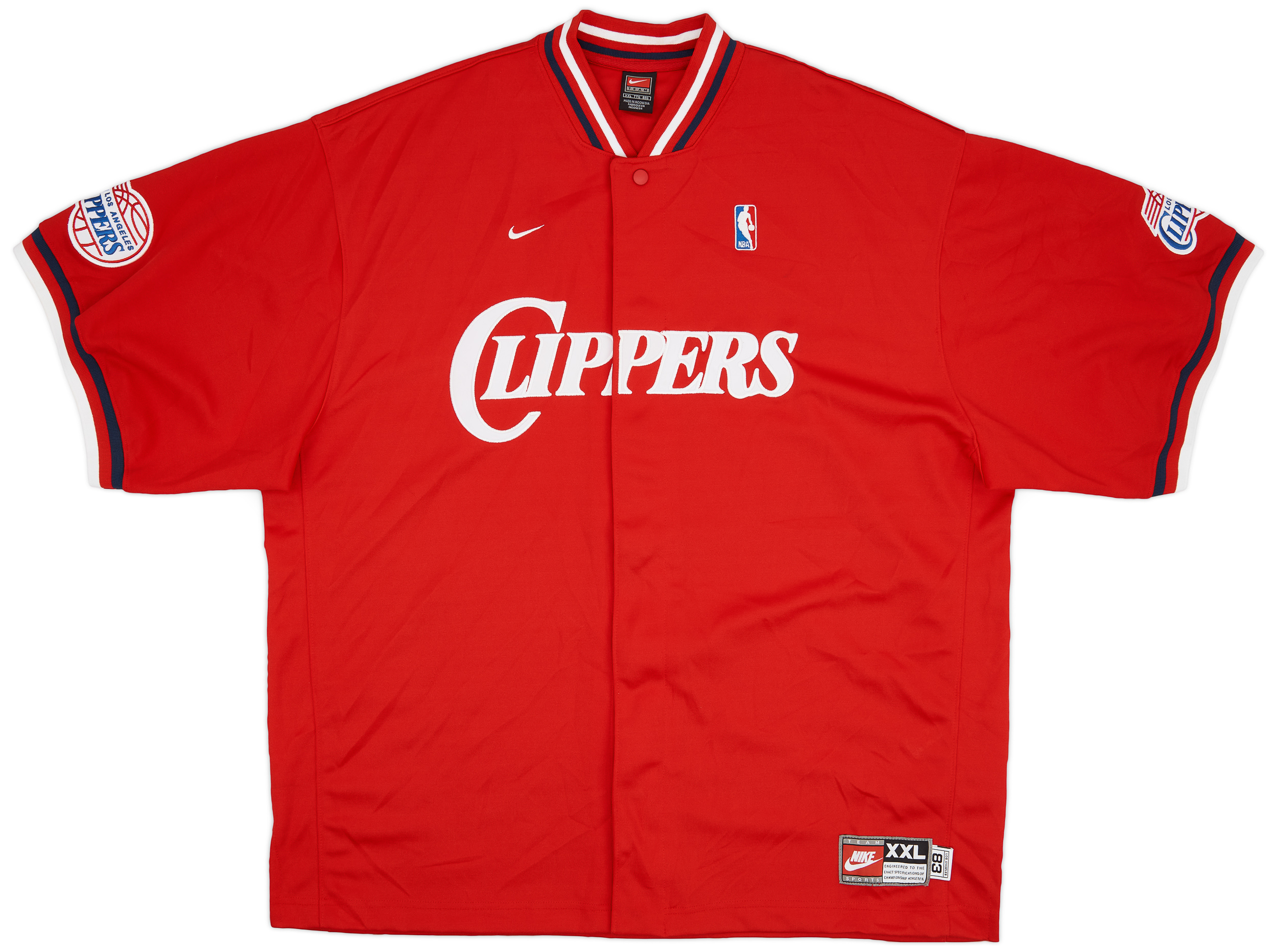 1983-84 San Diego Clippers Nike Rewind Shooting Shirt - 8/10 - (XXL)