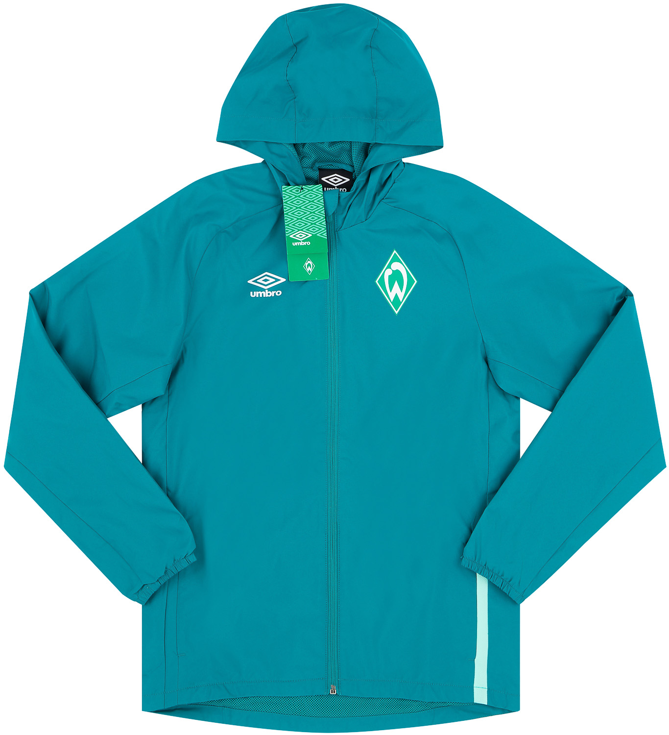 Werder Brême Veste de Survêtement N98 Authentic Bleu/Noir/Blanc