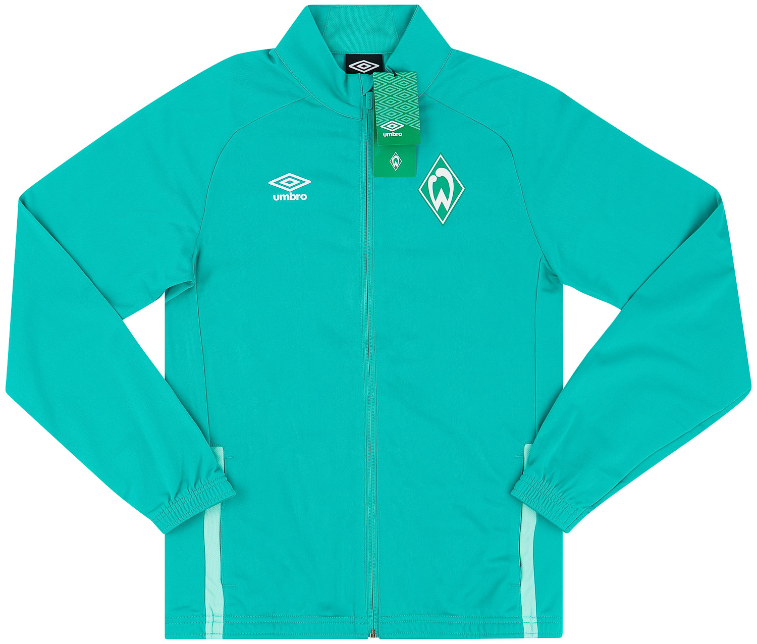 Umbro Hommes Sv Werder Brême Veste A Capuche Vert Blanc TAILLE S Ou XXL 2XL