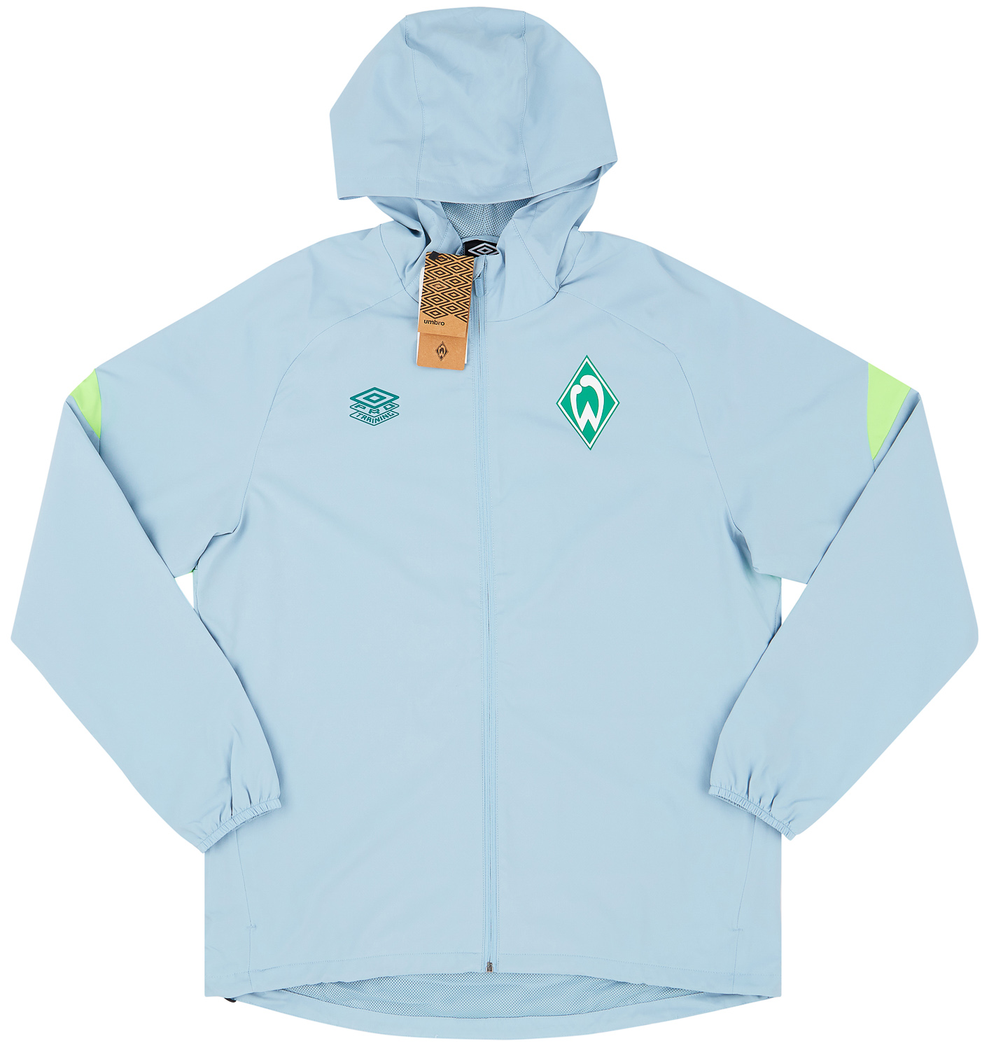 Veste De Survêtement Werder Brême Umbro – Homme Taille L – Verte – Très Bon état