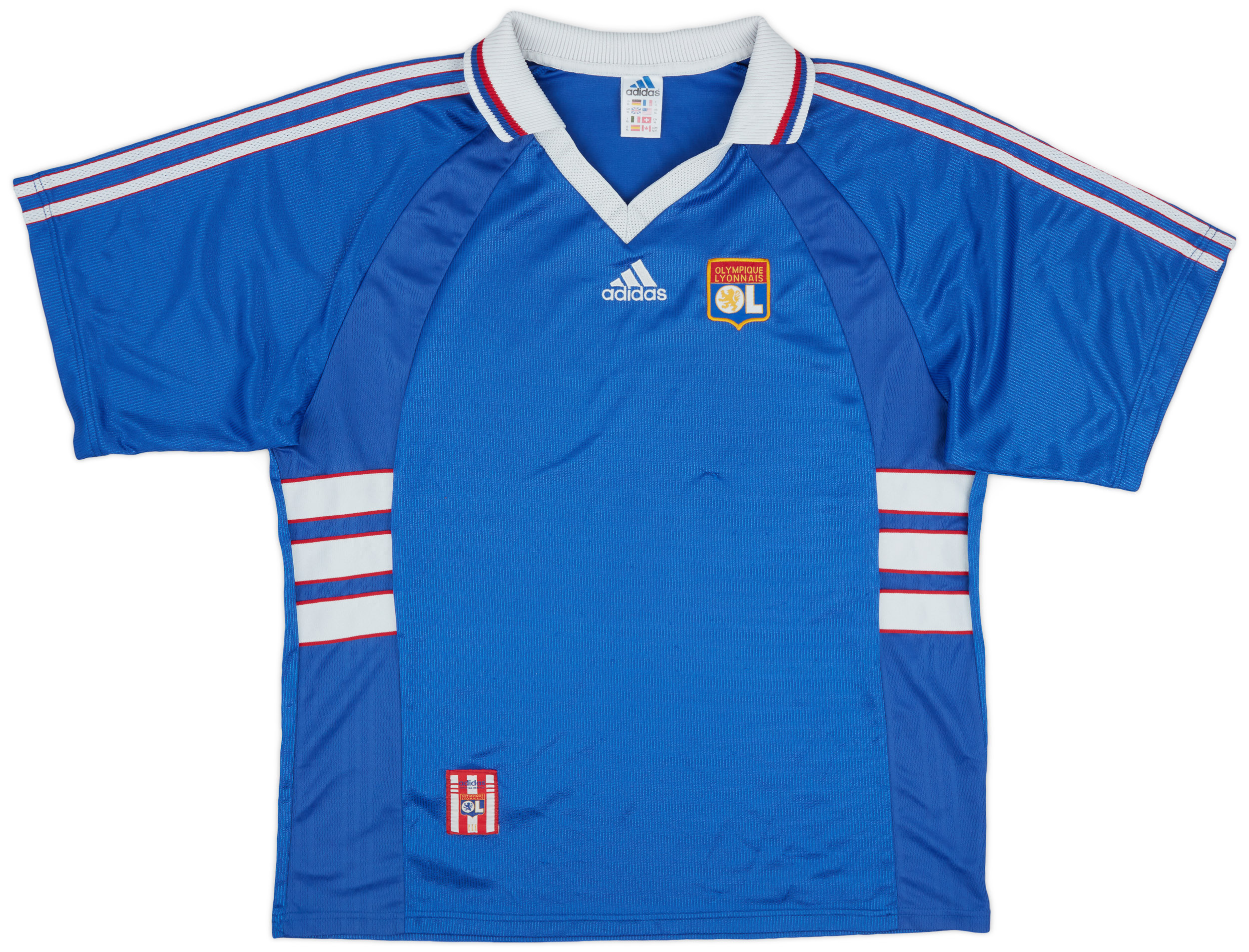 1998 00 Lyon Away Shirt 9 10 XL 