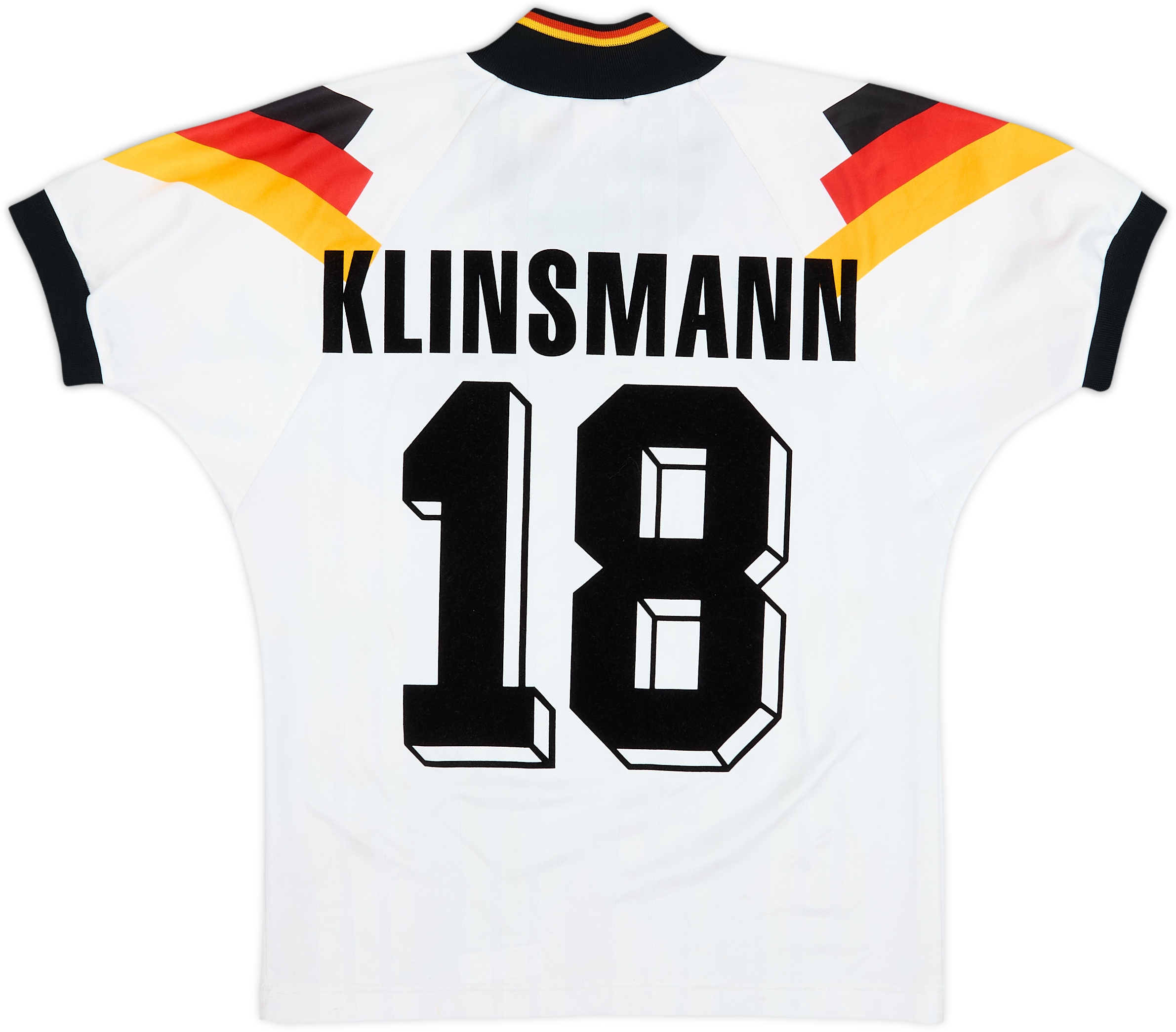 1992-94 Germany Home Shirt Klinsmann #18 - 7/10 - (XS)