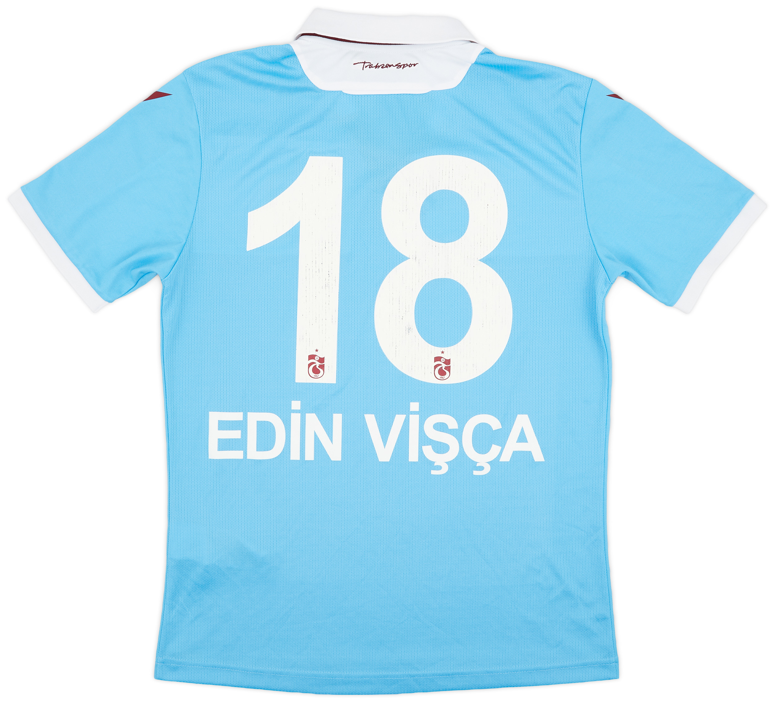 2021-22 Trabzonspor Away Shirt Edin Visca #18 - 6/10 - (L)