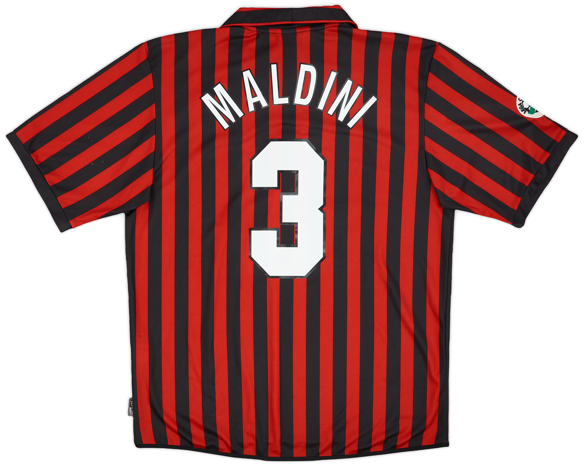 ACミラン MALDINI 3番 シャツ 1998-00 AC Milan Home Shirt Maldini #3 - 8/10 - (XL)
