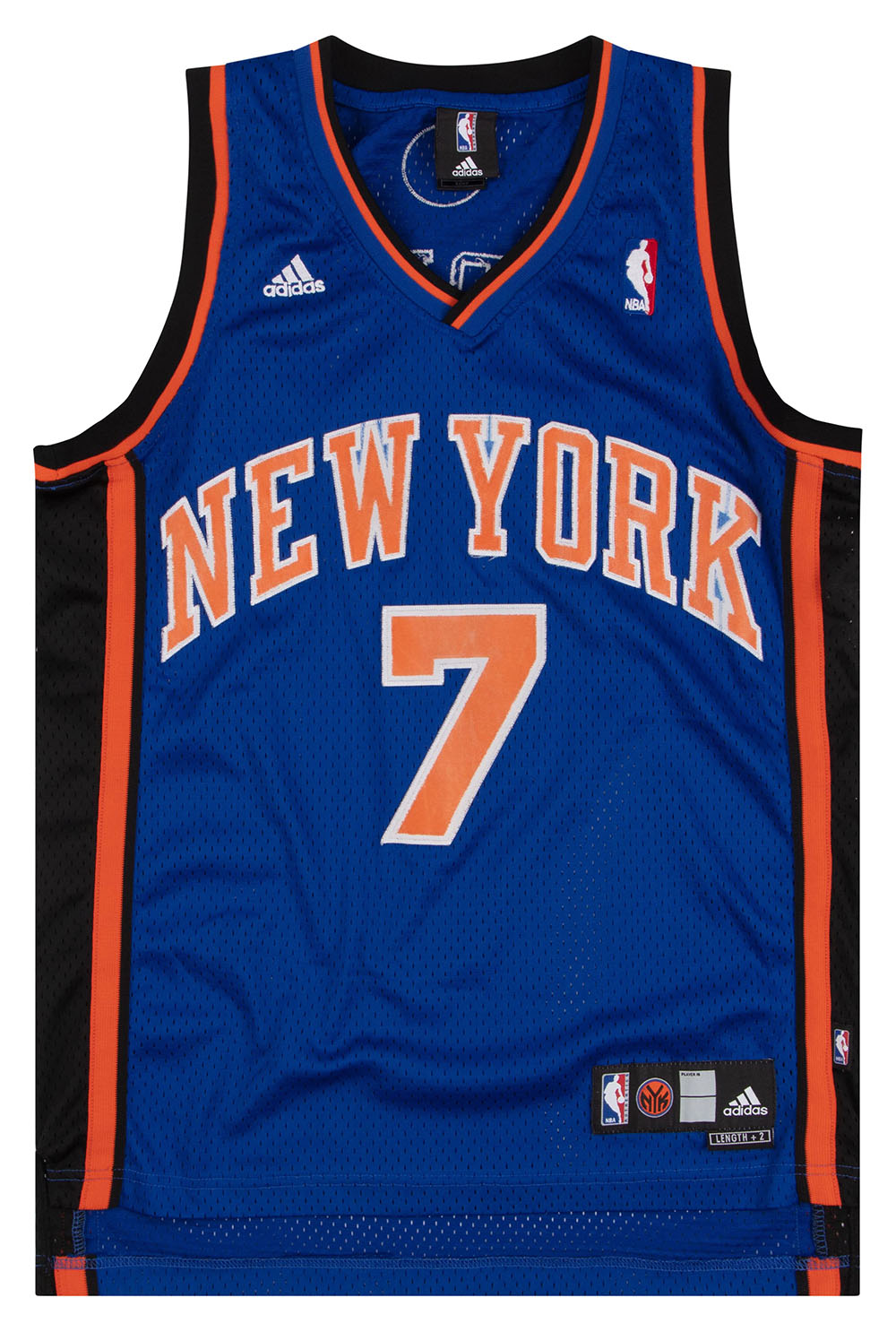 2006-07 New York Knicks Frye #7 adidas Swingman Jersey (Away) S