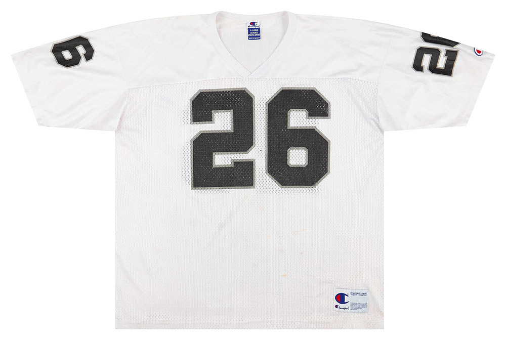 1995 00 Oakland Raiders Kaufman 26 Champion Jersey Away XL