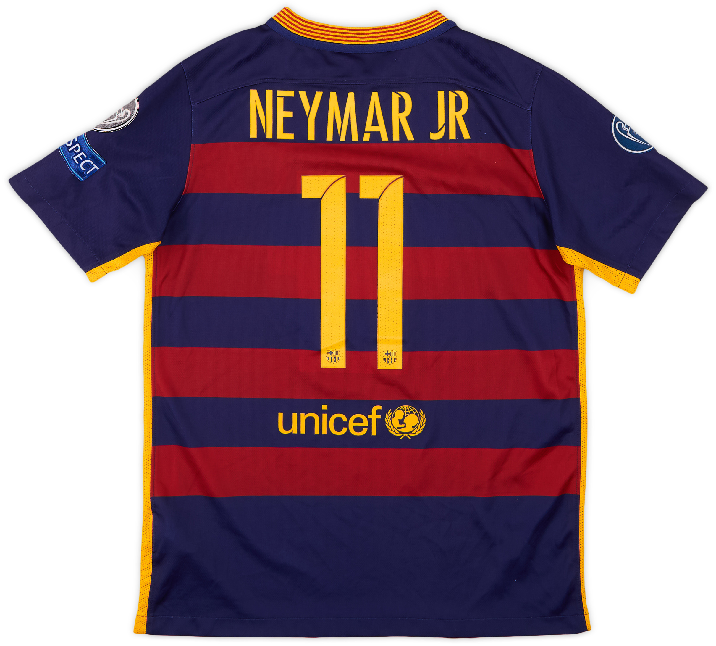 2015 16 Barcelona Home Shirt Neymar Jr 11 8 10 XL.Boys
